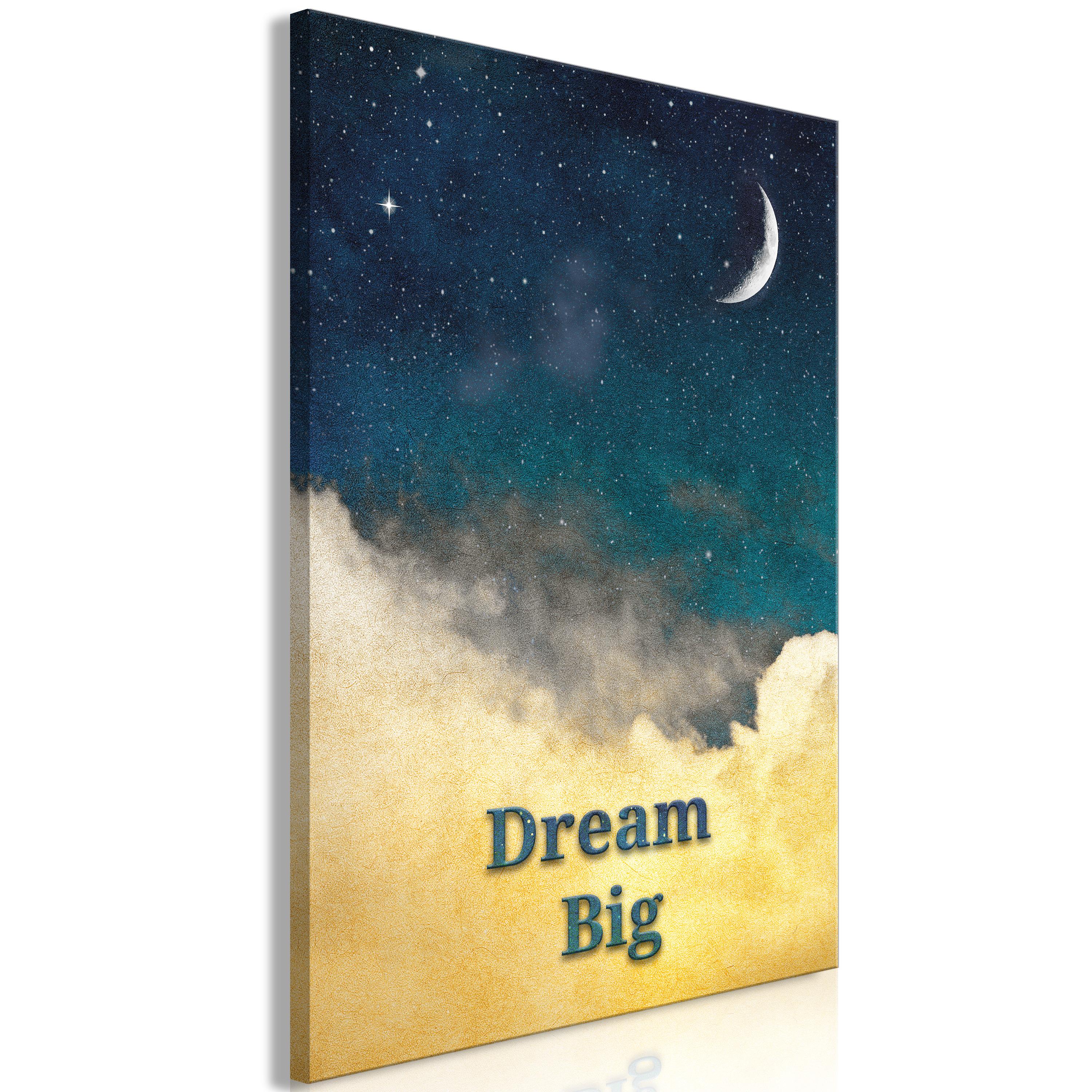 Billede - At Dusk (1 Part) Vertical - 60 x 90 cm - På italiensk lærred billede