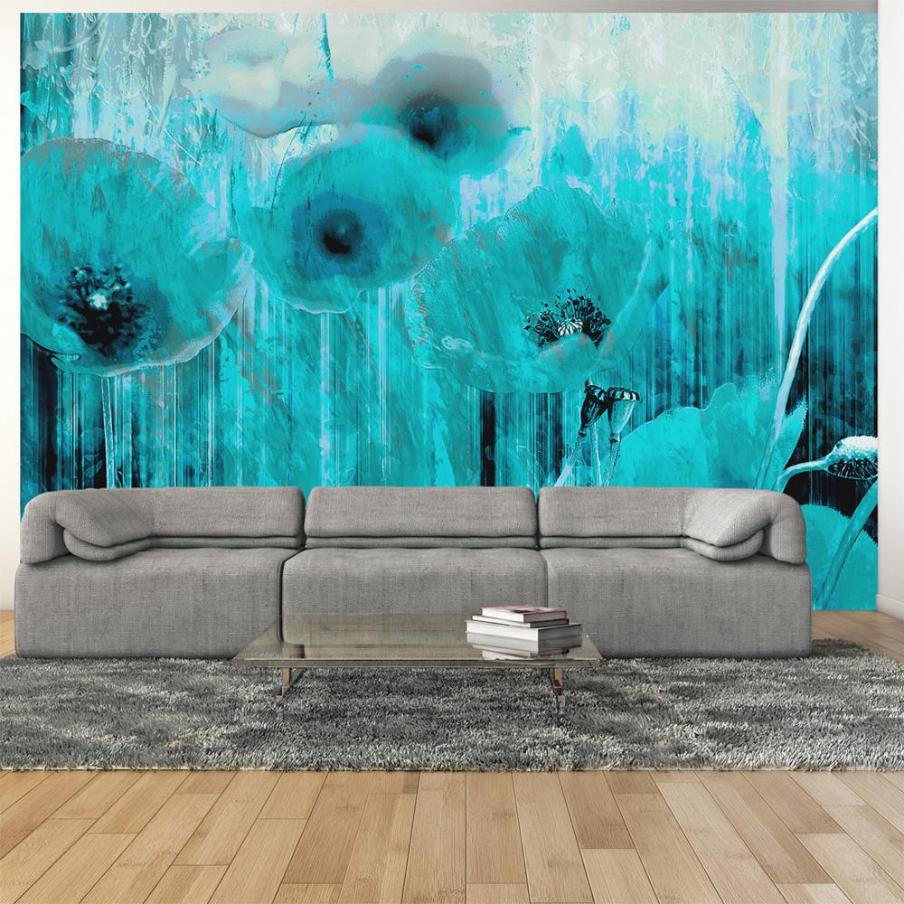 Fototapet - Turquoise madness - 200 x 140 cm - Standard billede