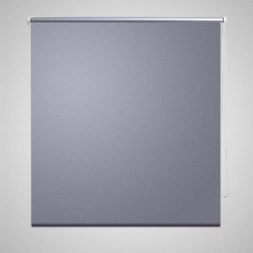 Mørklægningsrullegardin 120 x 75 cm grå