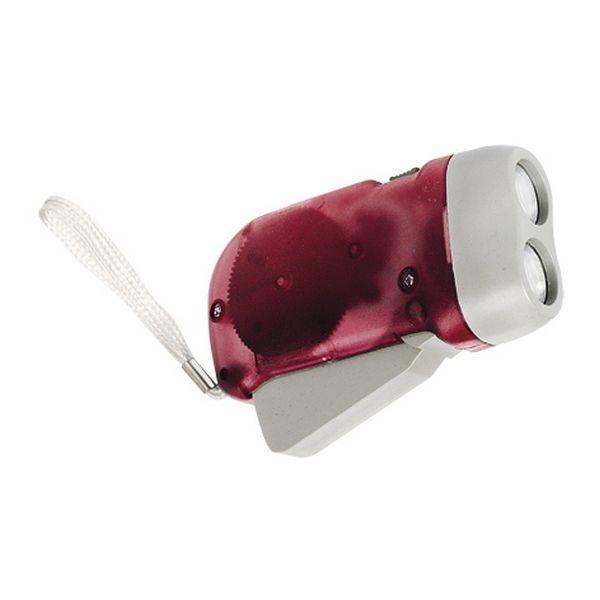 LED-lygte med Dynamo 149264 Rød