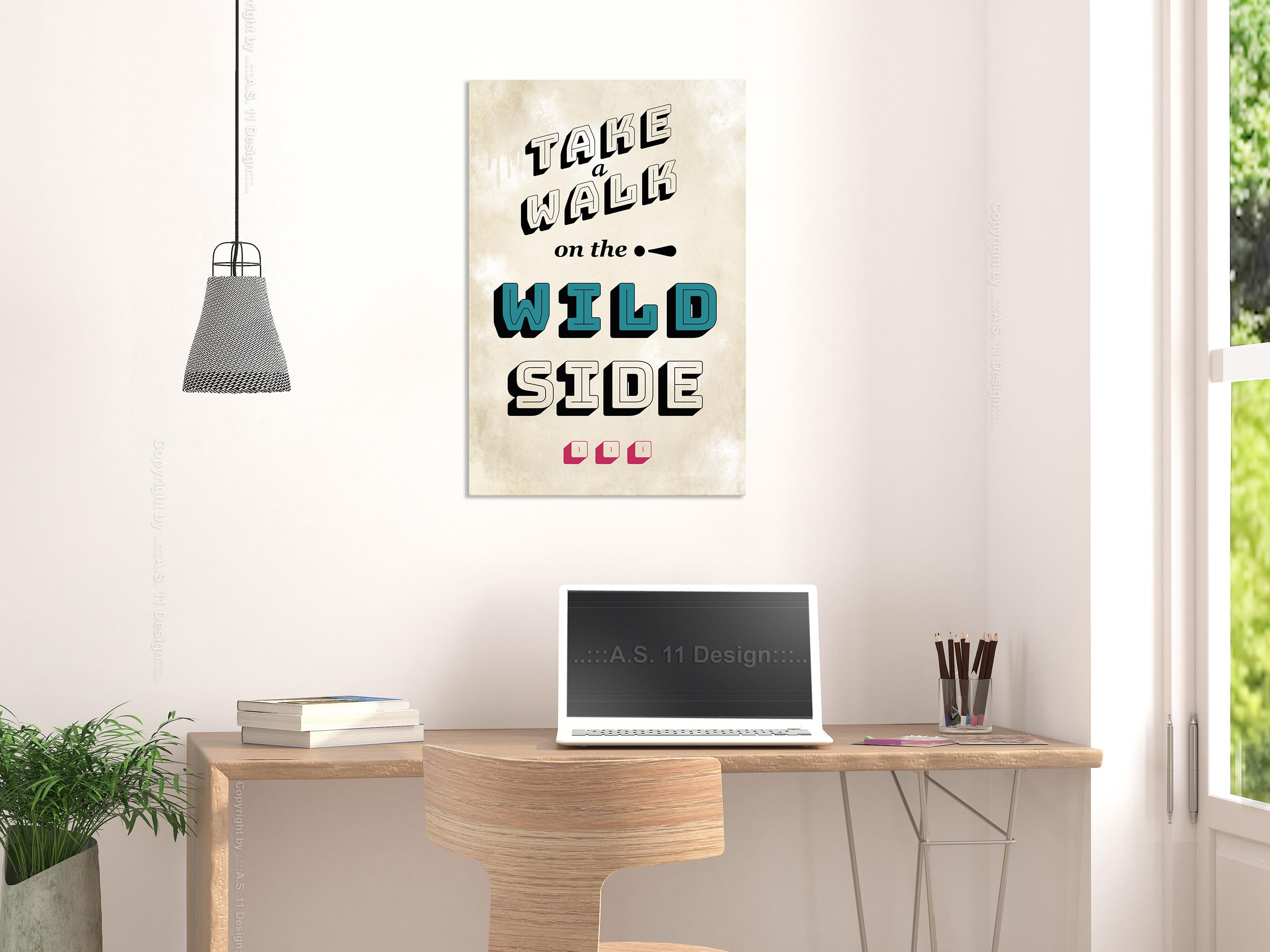 Billede - Take Walk on the Wild Side (1 Part) Vertical - 60 x 90 cm - Premium Print billede