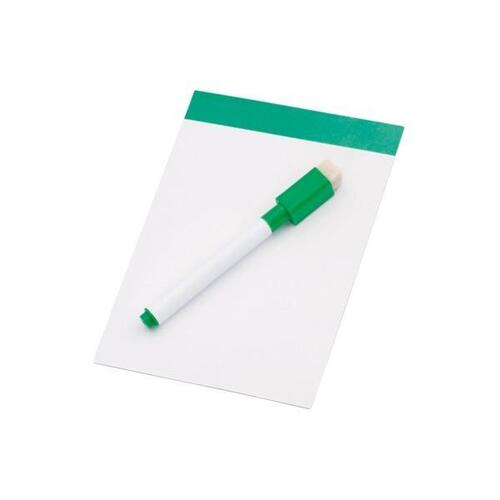 Magnetisk tavle med markør (10,5 x 15 cm) 143922 Grøn