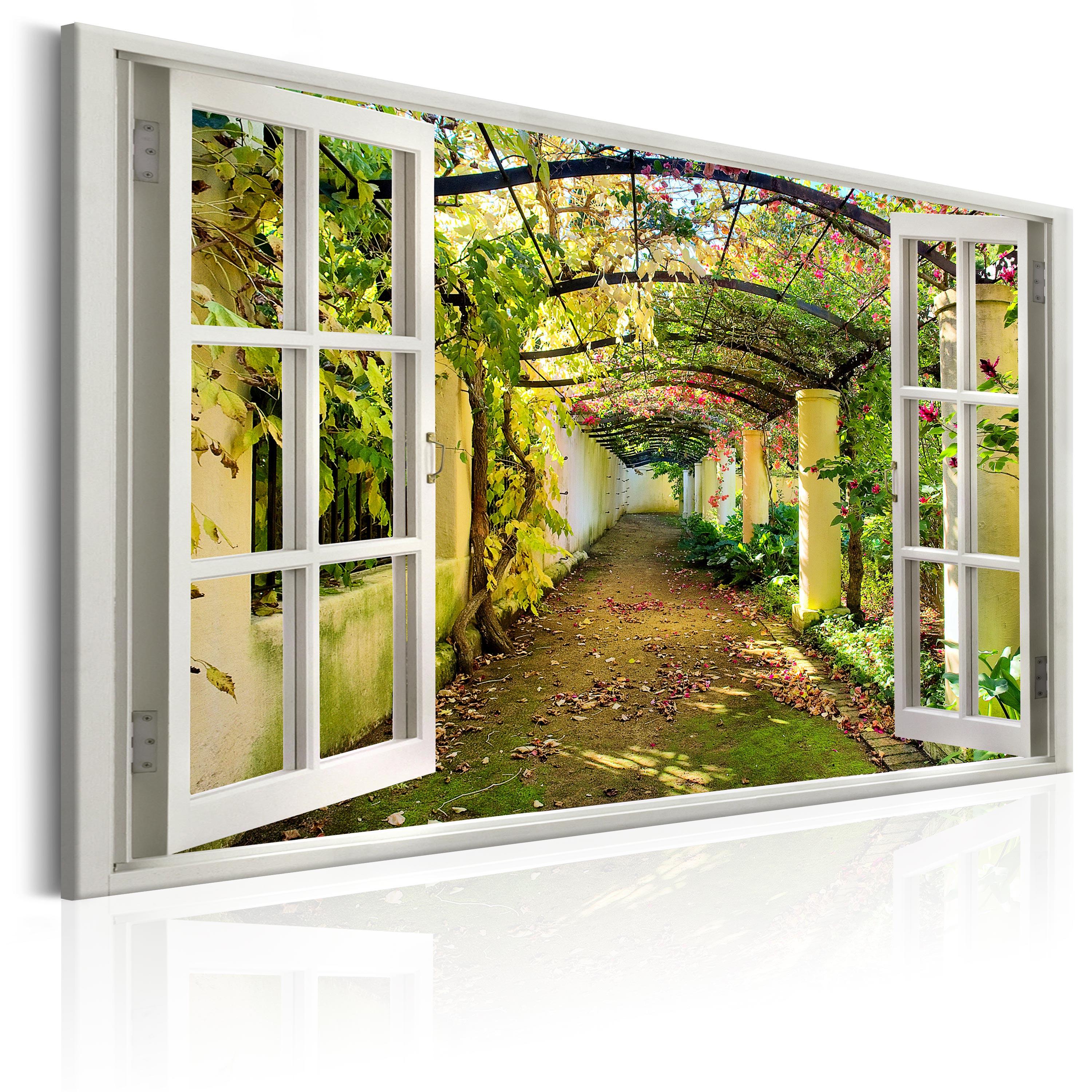 Billede Window: View Pergola 120 Italiensk Lærred
