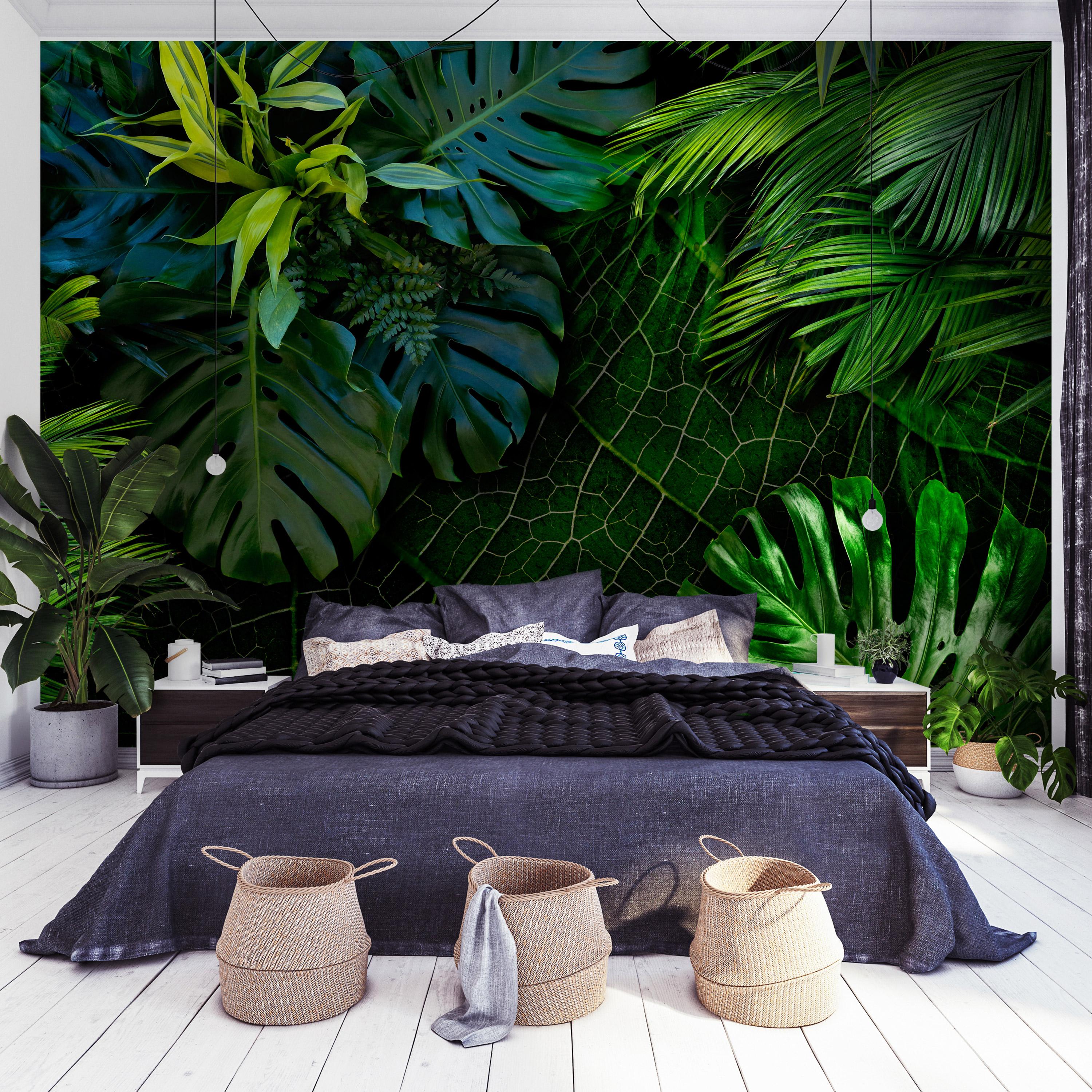 Fototapet - Dark Jungle - 450 x 315 cm - Standard billede