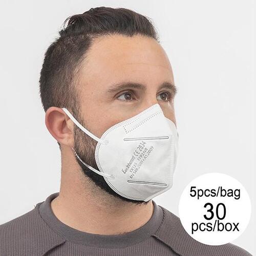 Ansigtsmaske til beskyttelse FFP2 NR YX135 5 lag (pakke med 30)