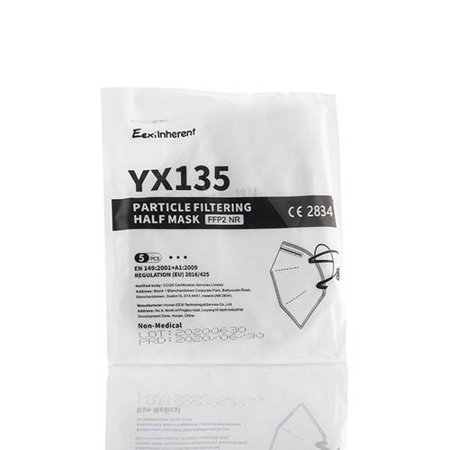 Ansigtsmaske til beskyttelse FFP2 NR YX135 5 lag (pakke med 30)