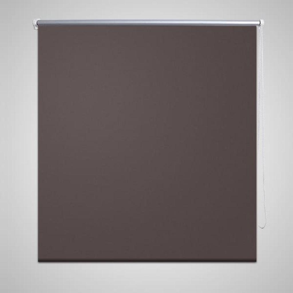 Mørklægningsrullegardin 160 x 175 cm kaffefarvet