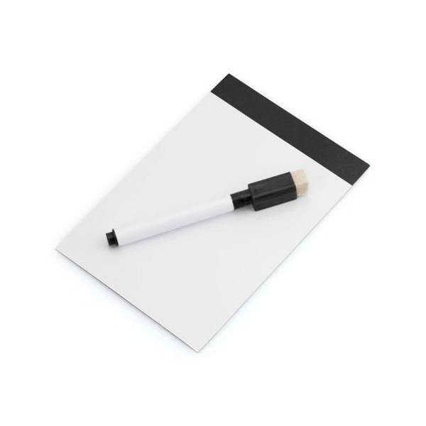 Magnetisk tavle med markør (10,5 x 15 cm) 143922 Sort