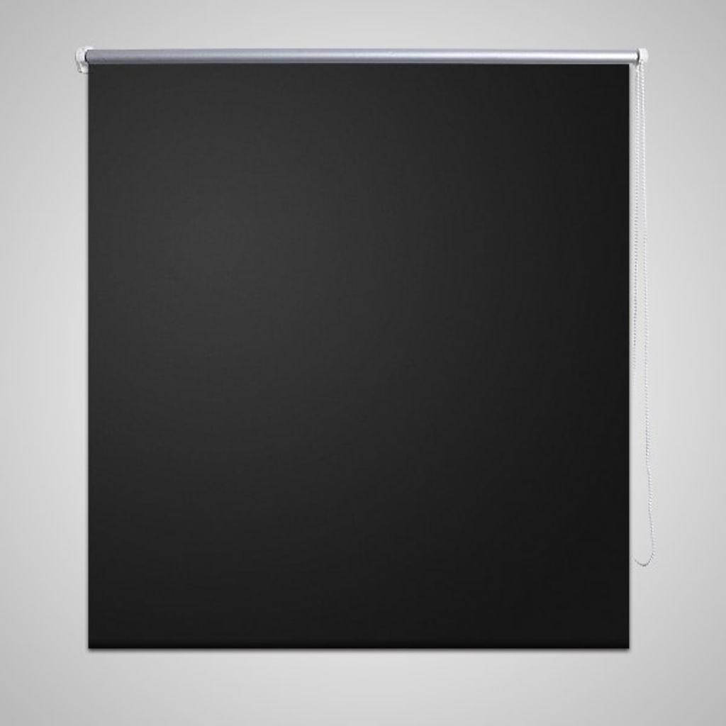 Mørklægningsrullegardin 160 x 175 cm sort