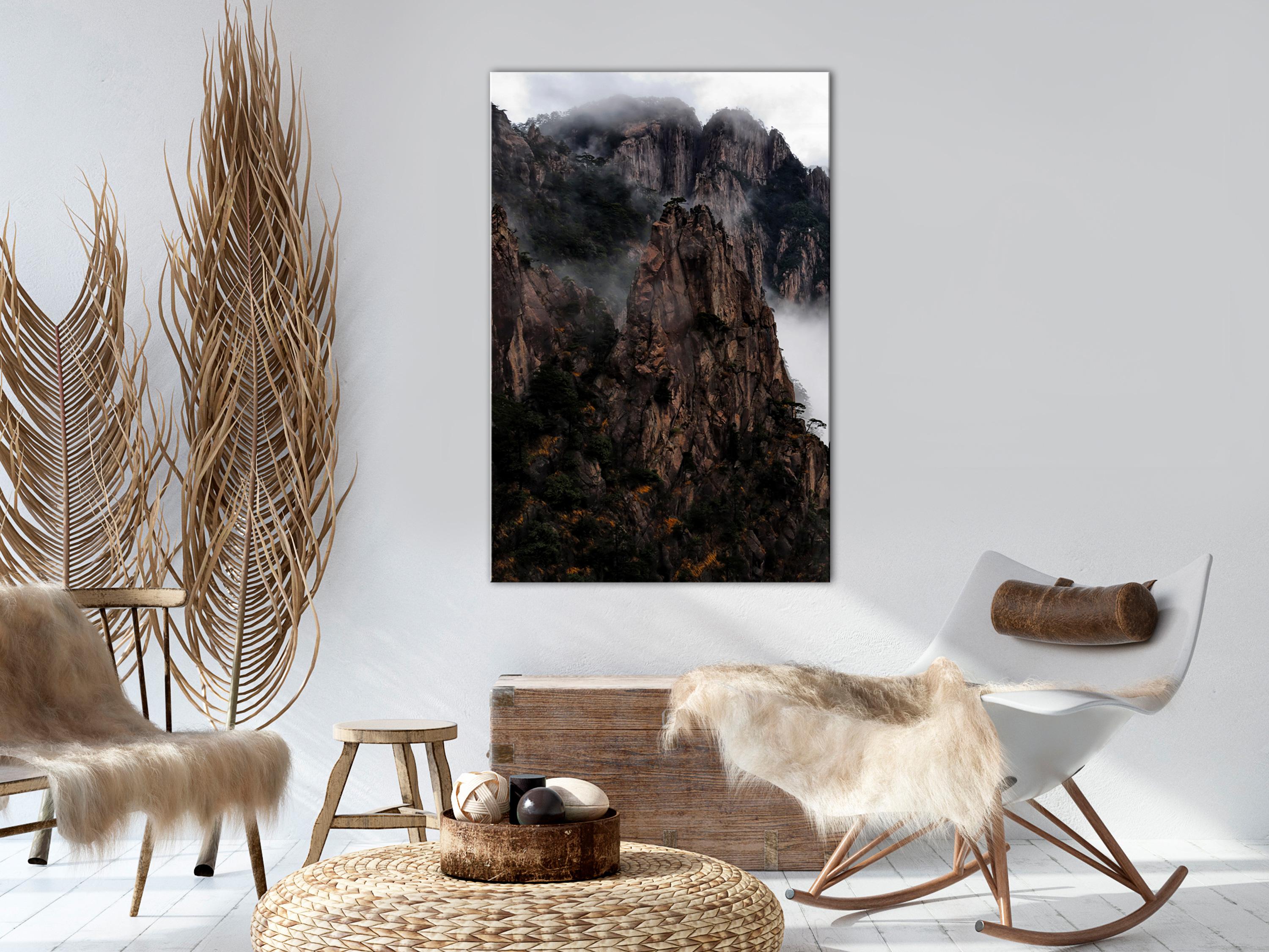Billede - High Mountains (1 Part) Vertical - 60 x 90 cm - Premium Print billede