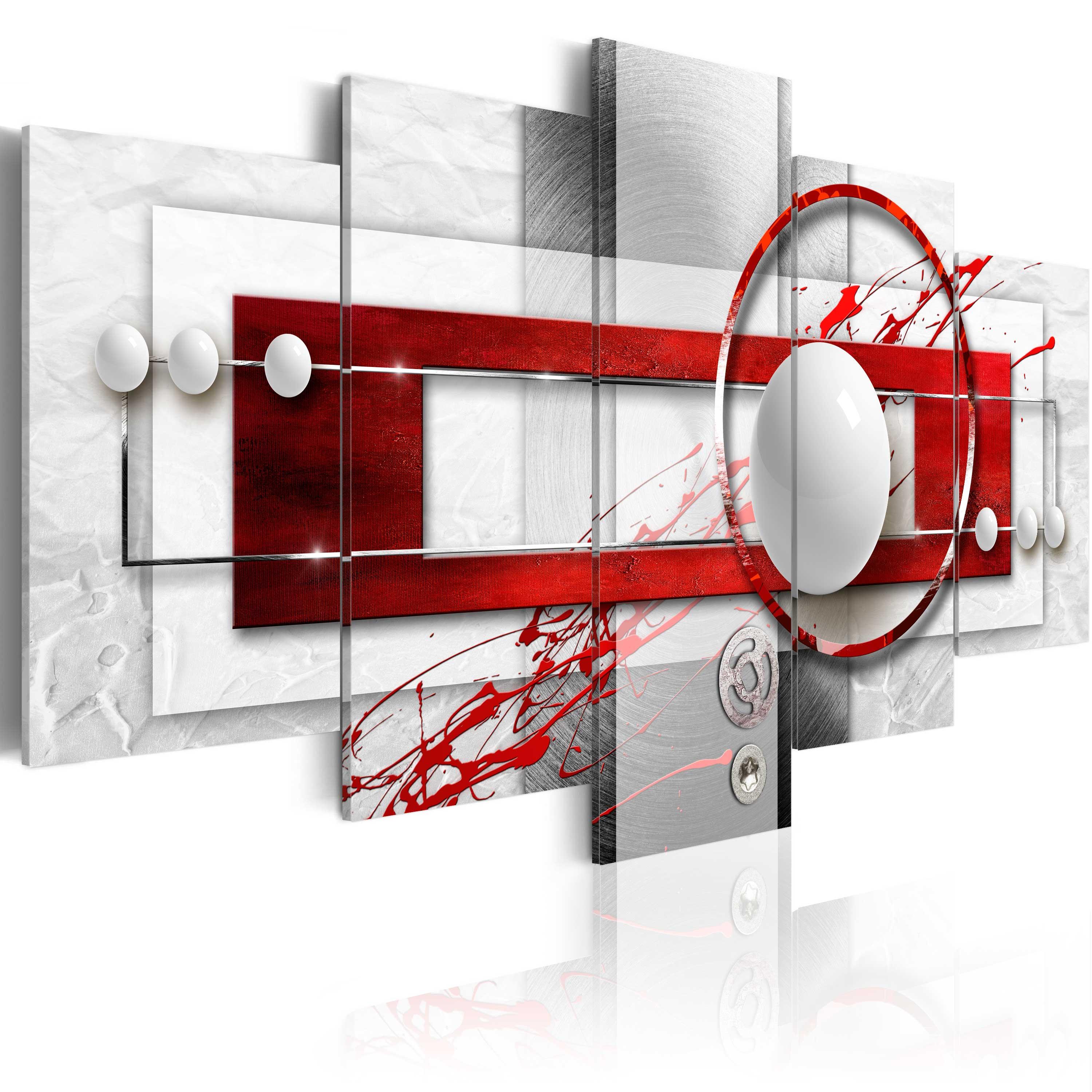 Billede - Crimson Energy - 200 x 100 cm - Premium Print billede