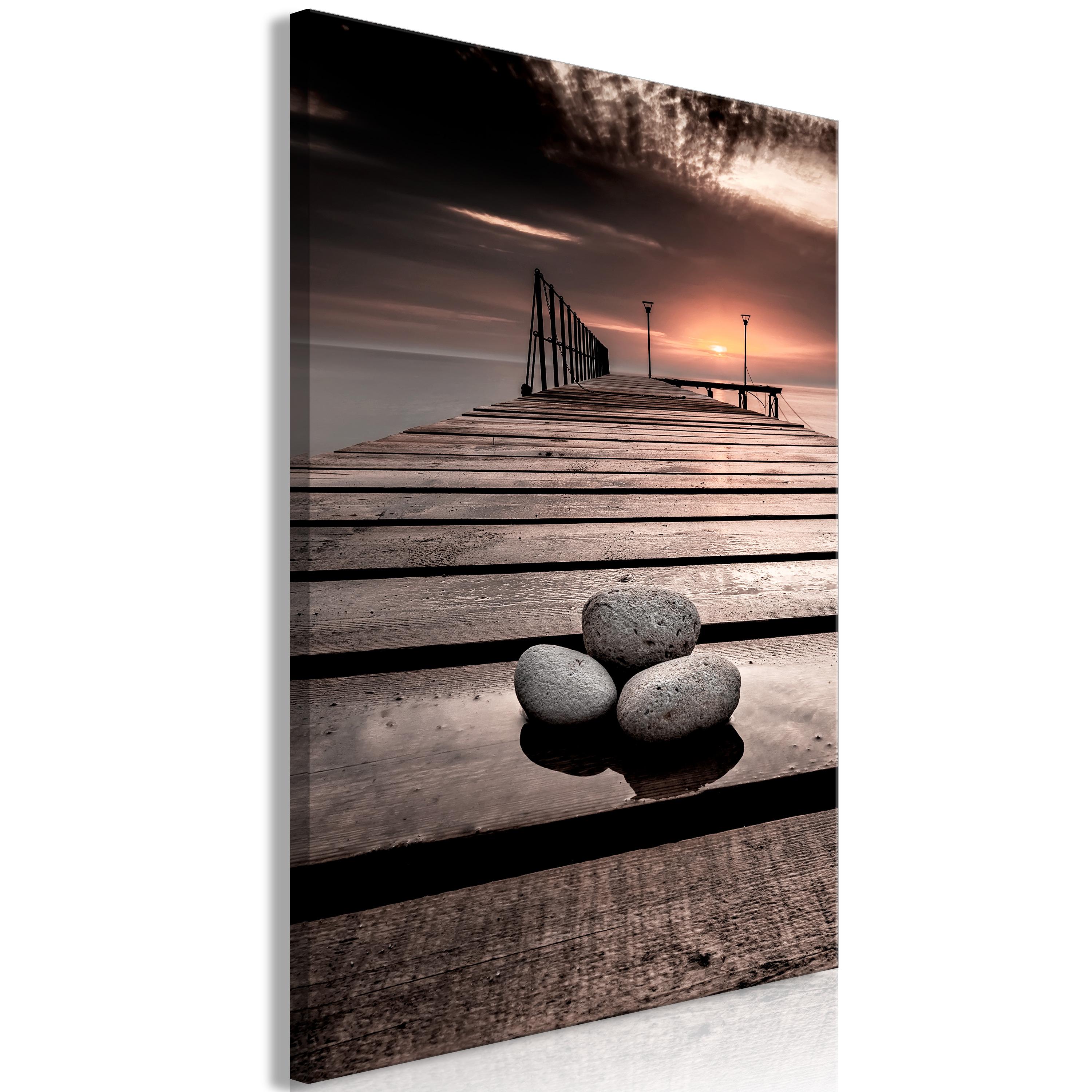 Billede - September Sunset (1 Part) Vertical - 40 x 60 cm - Premium Print billede