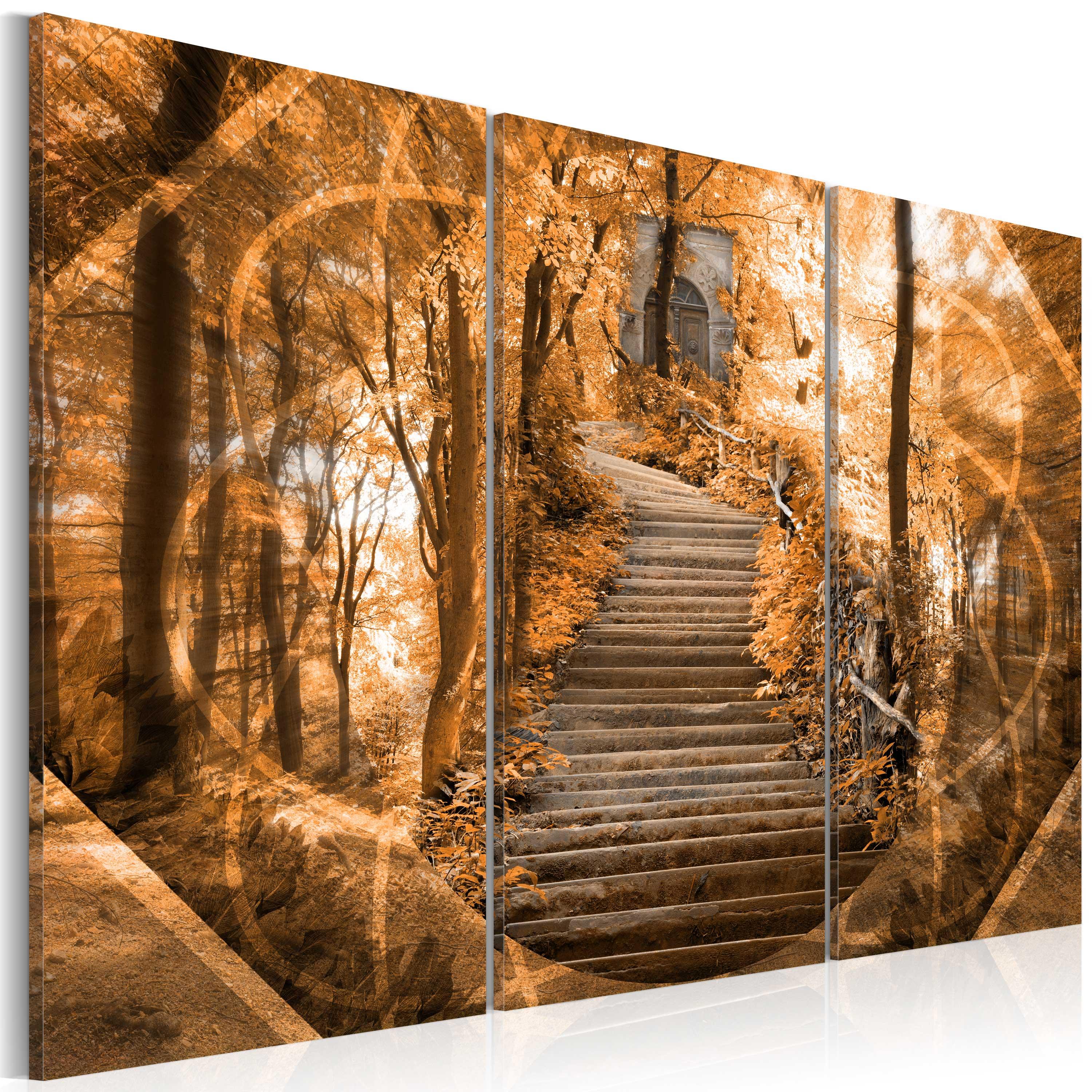 Billede - Stairway to heaven - 120 x 80 cm - Standard billede