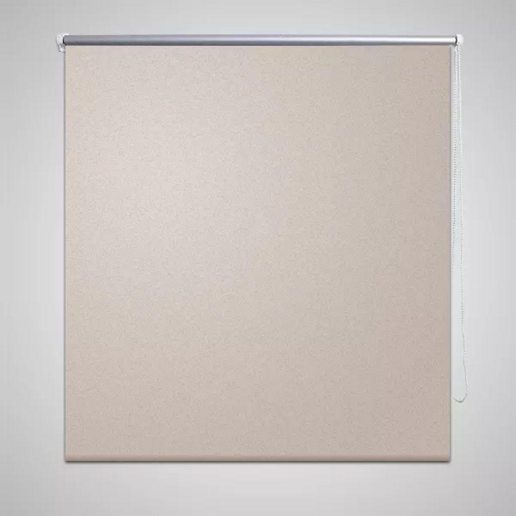 Mørklægningsrullegardin 100 x 230 cm beigefarvet