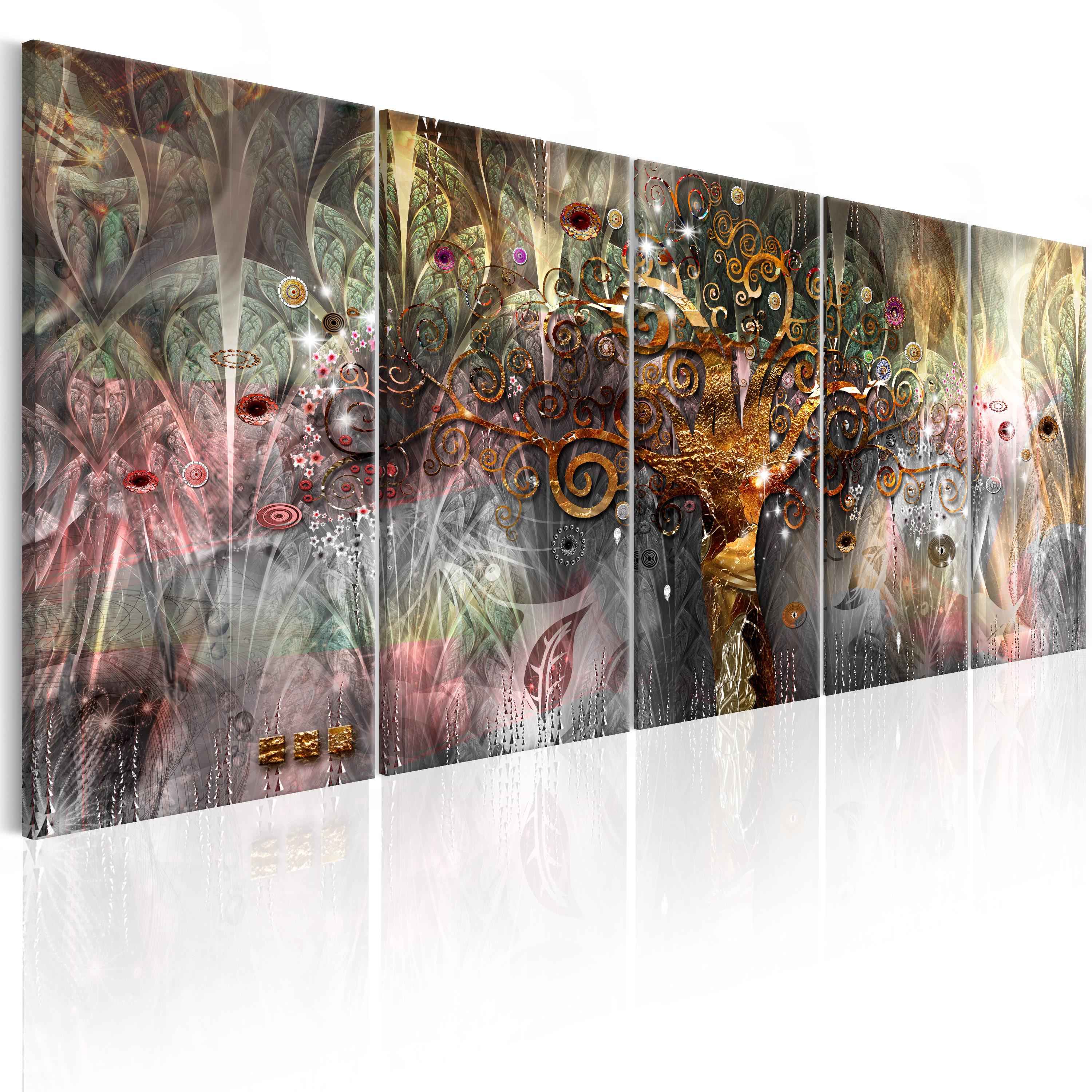 Billede - Land of Happiness I - 200 x 80 cm - På italiensk lærred billede