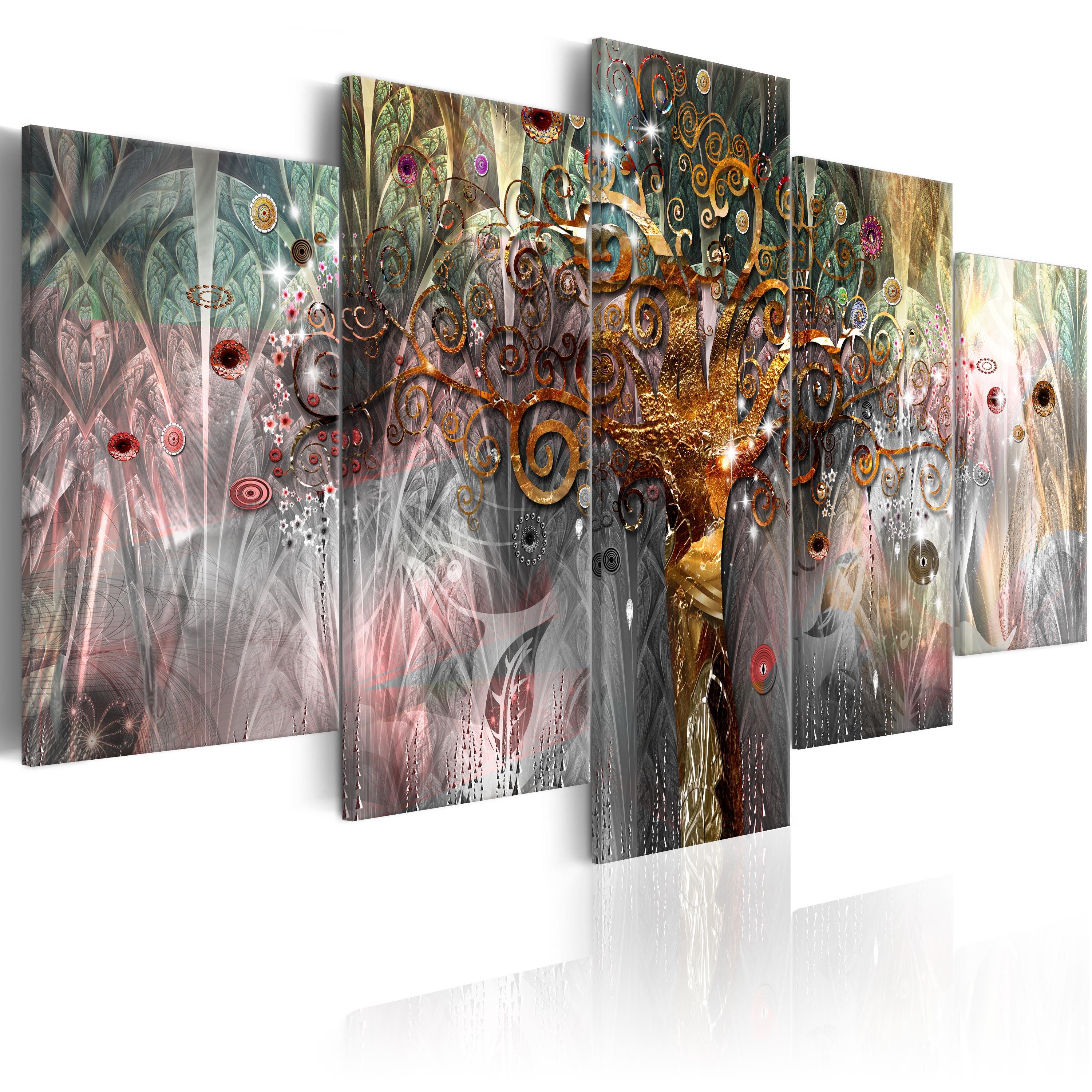 Billede - Golden Tree II - 100 x 50 cm - Standard billede