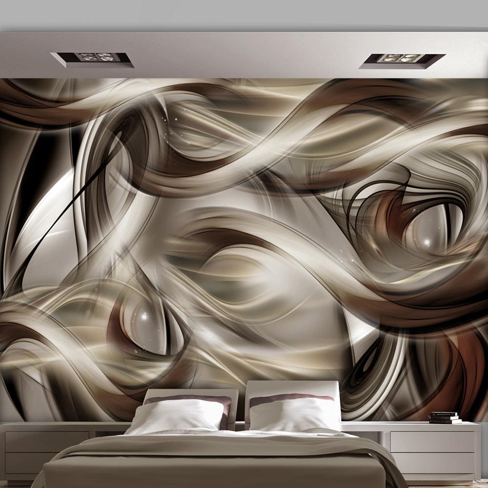 Fototapet - Brown Revelry - 150 x 105 cm - Premium billede
