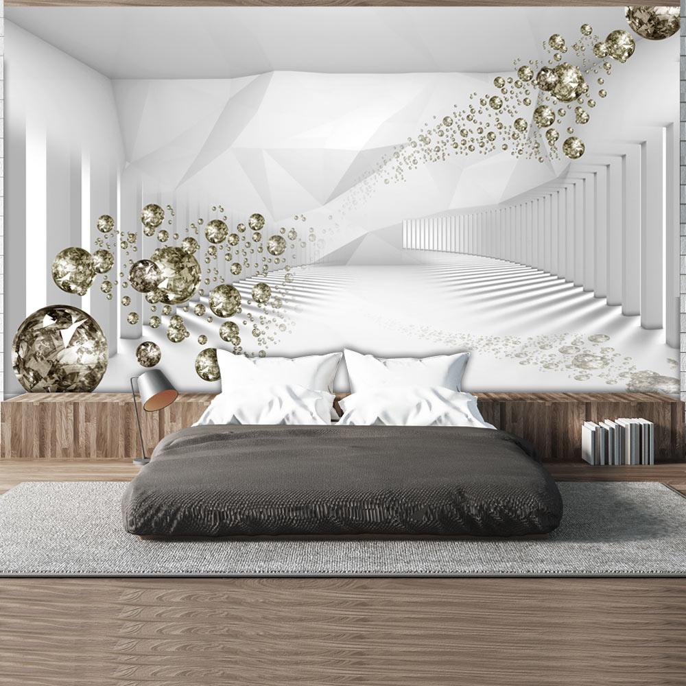 Fototapet - Corridor of Diamonds - 490 x 280 cm - Selvklæbende billede