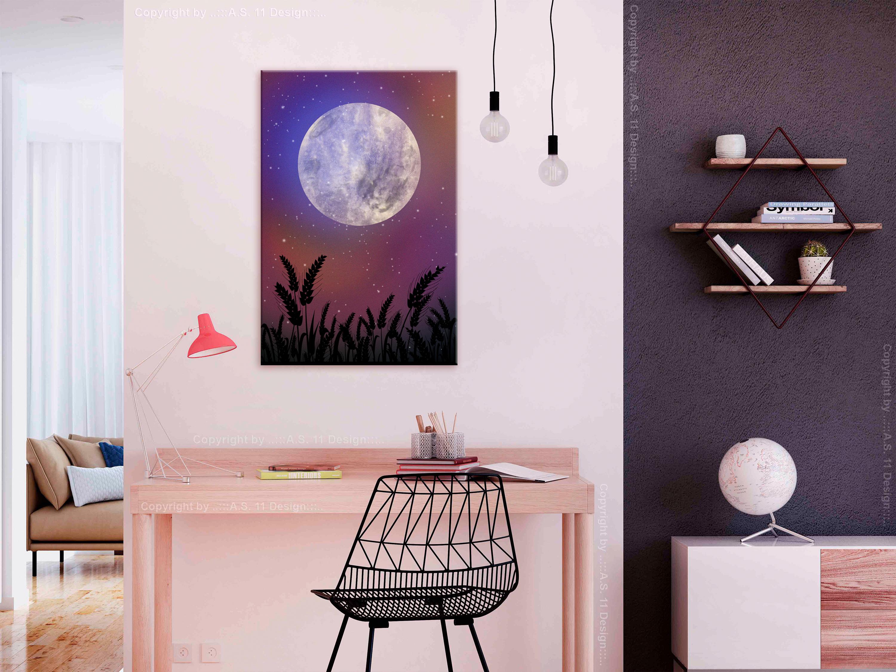 Billede - Night in the Country (1 Part) Vertical - 80 x 120 cm - Standard billede