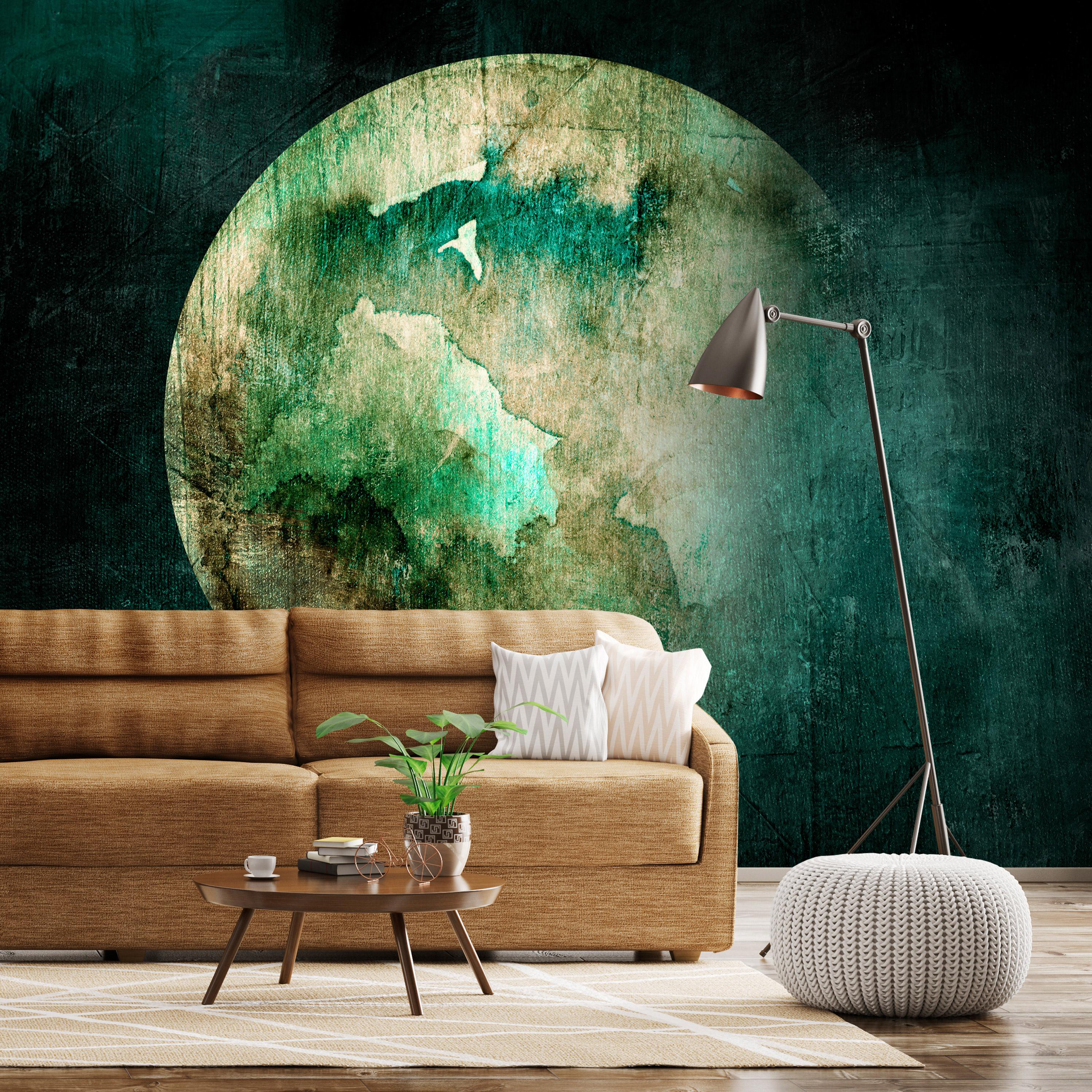 Fototapet - Green Pangea - 250 x 175 cm - Premium billede