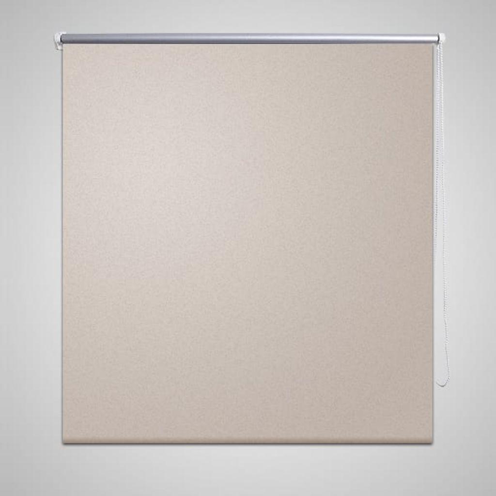 Mørklægningsrullegardin 120 x 230 cm beigefarvet