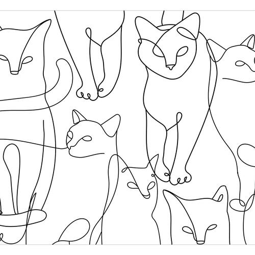 Fototapet - Cat Habits - Second Variant