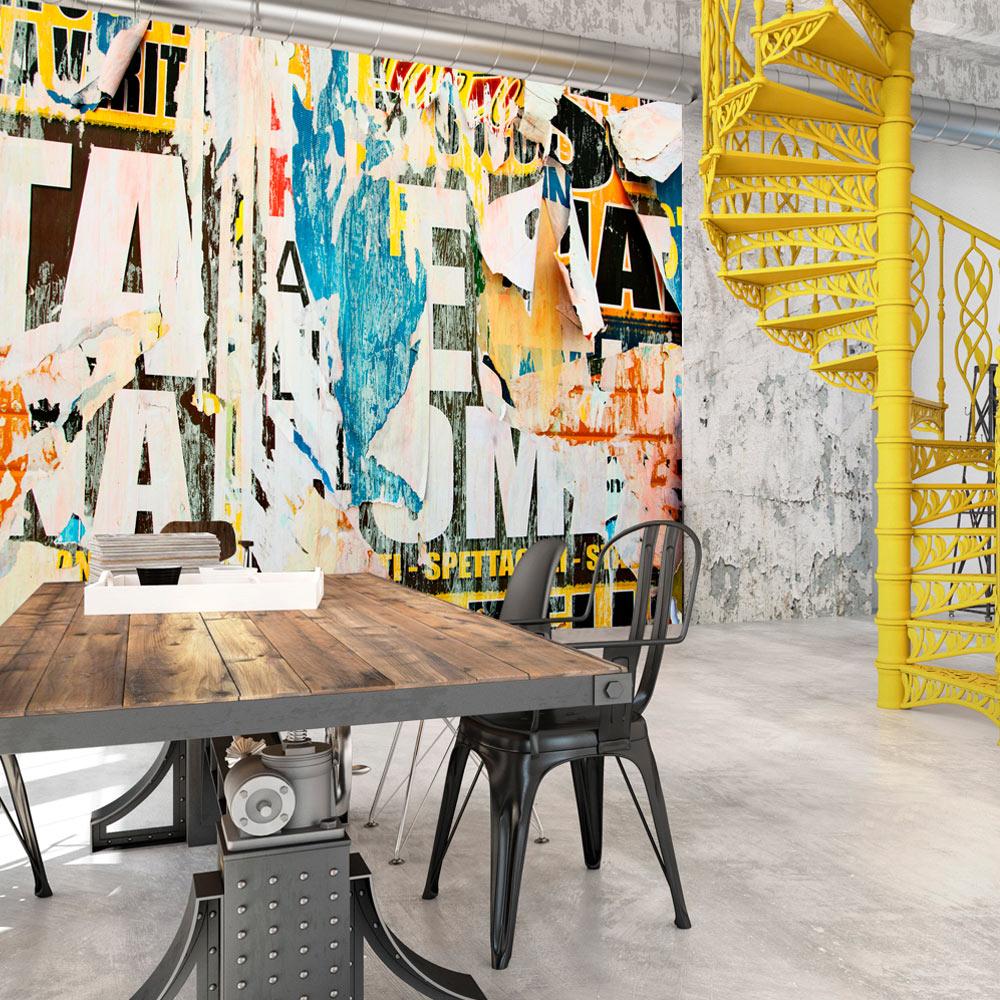 Fototapet - Street Poster - 294 x 210 cm - Selvklæbende billede