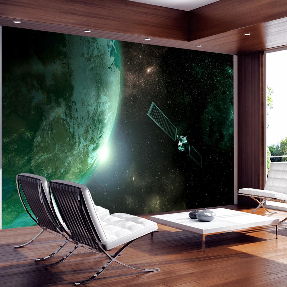 Fototapet - Green Planet - 150 x 105 cm - Standard billede