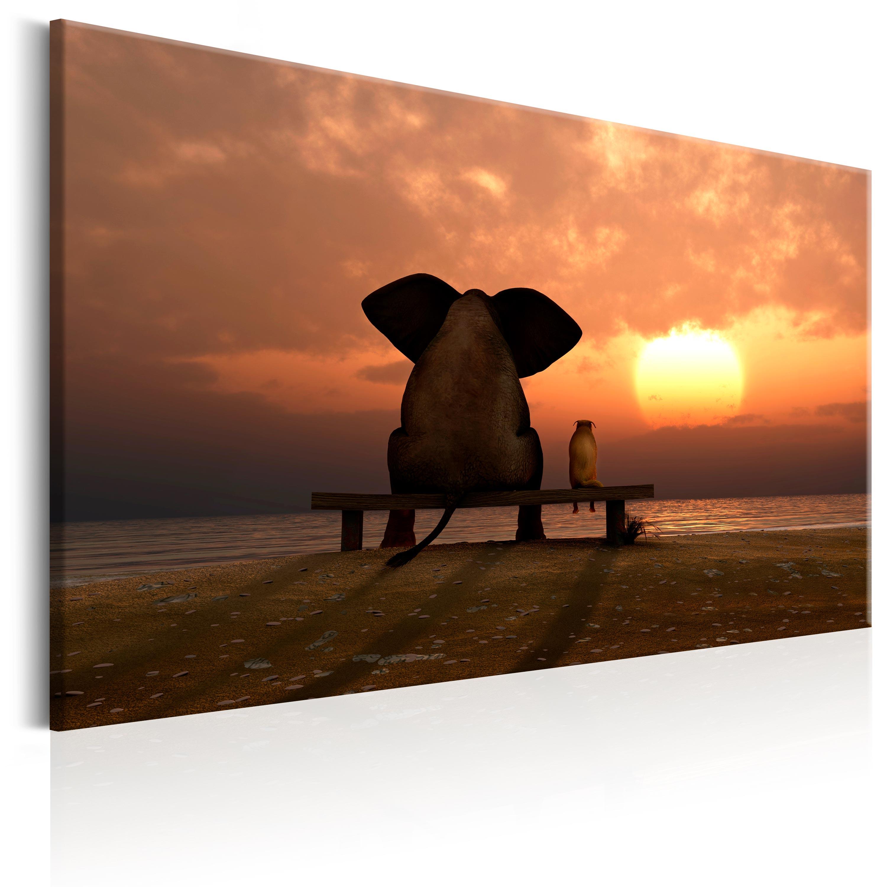 Billede - Evening Rest - 90 x 60 cm - Standard billede