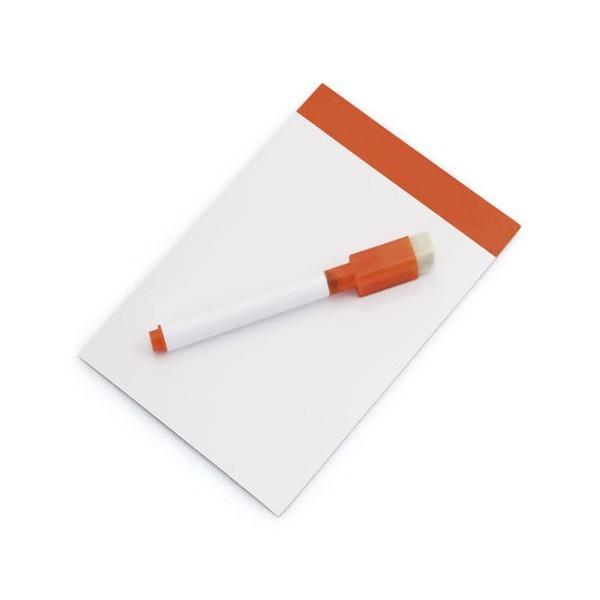 Magnetisk tavle med markør (10,5 x 15 cm) 143922 Orange