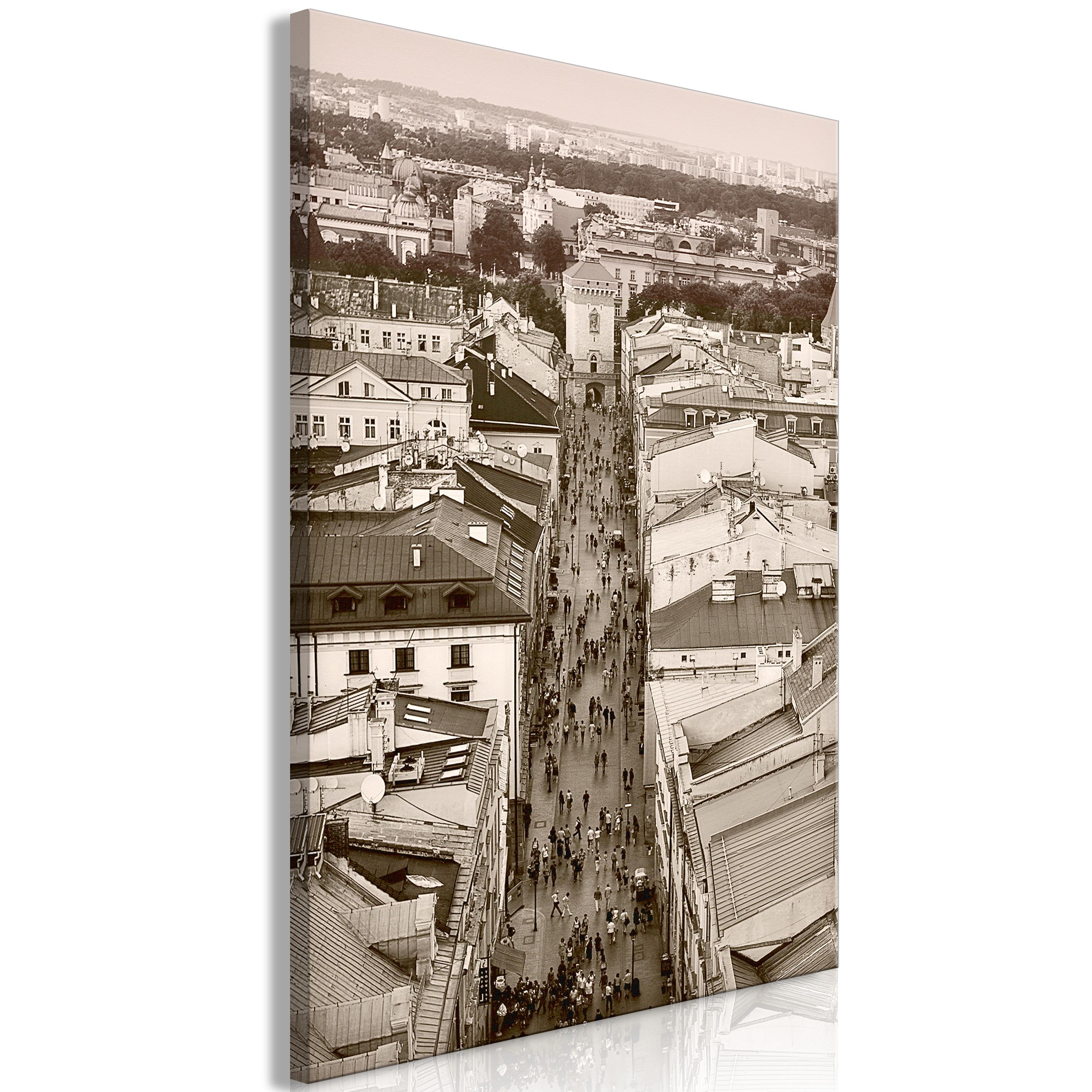 Billede - Cracow: Florianska Street (1 Part) Vertical - 20 x 30 cm - Standard billede