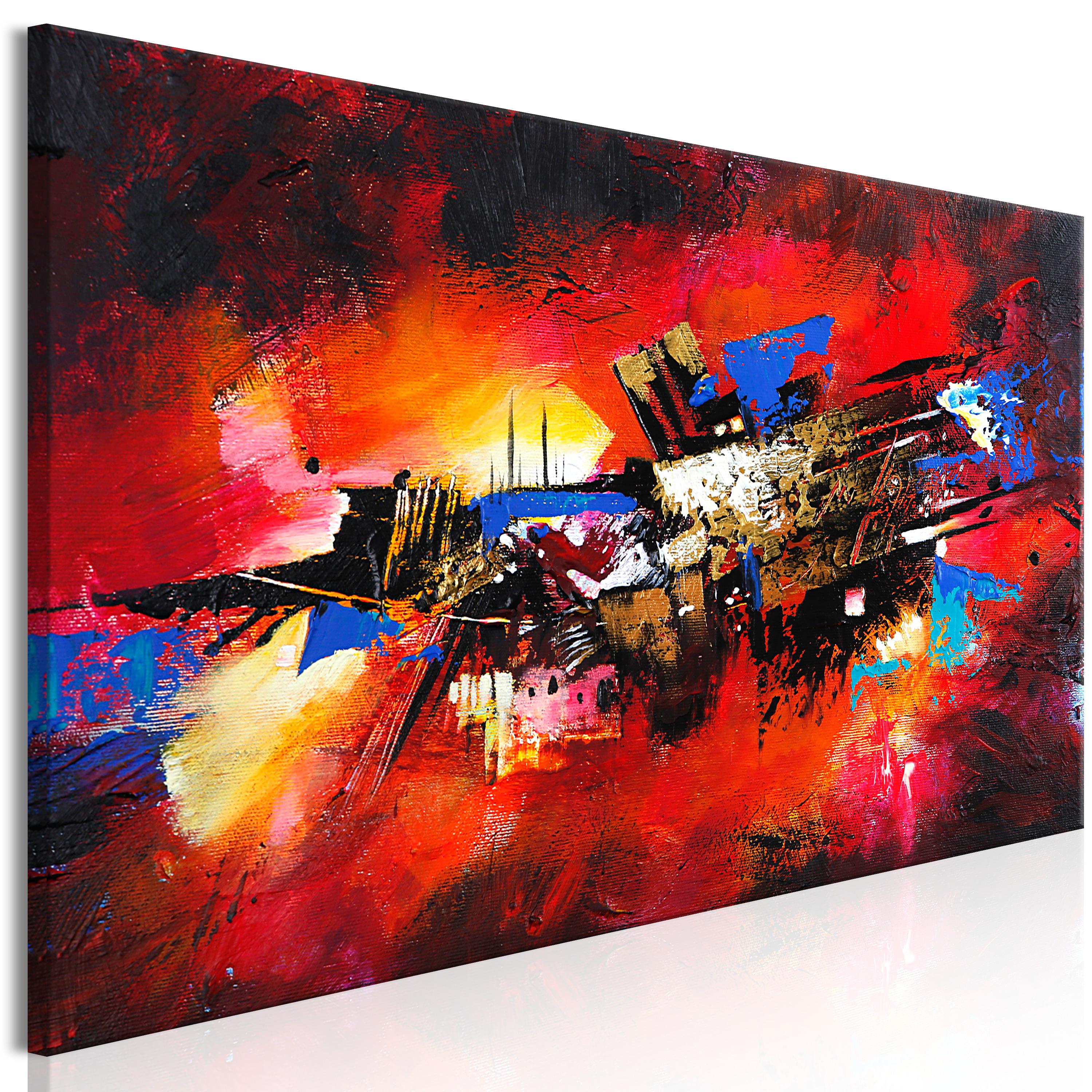 Billede - Colours of Childhood (1 Part) Narrow - 120 x 40 cm - Premium Print billede