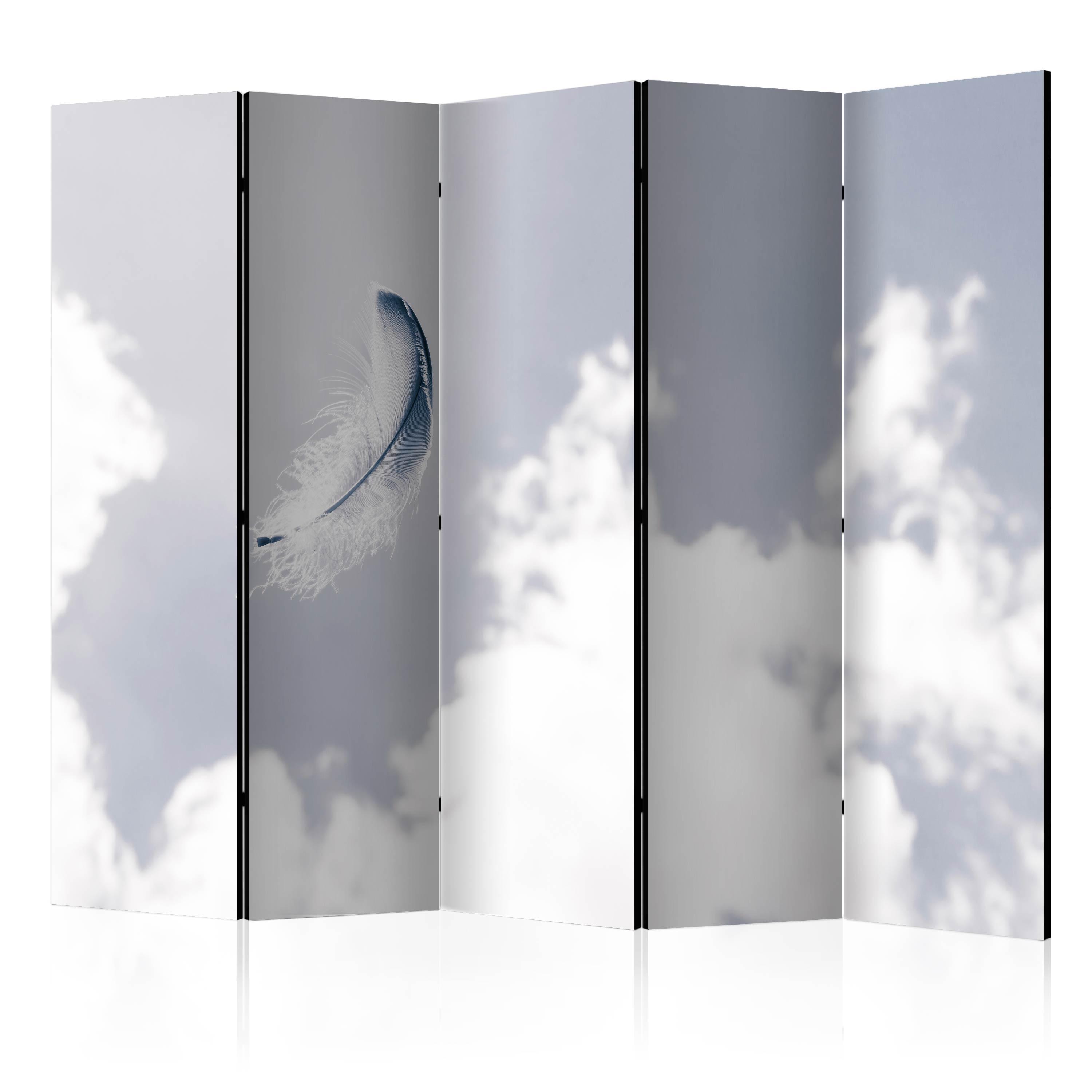 Skærmvæg – Angelic Feather II – 225 x 172 cm – Enkeltsiddet