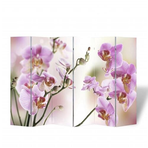 Foldbar rumdeler 217 x 170 blomstermotiv