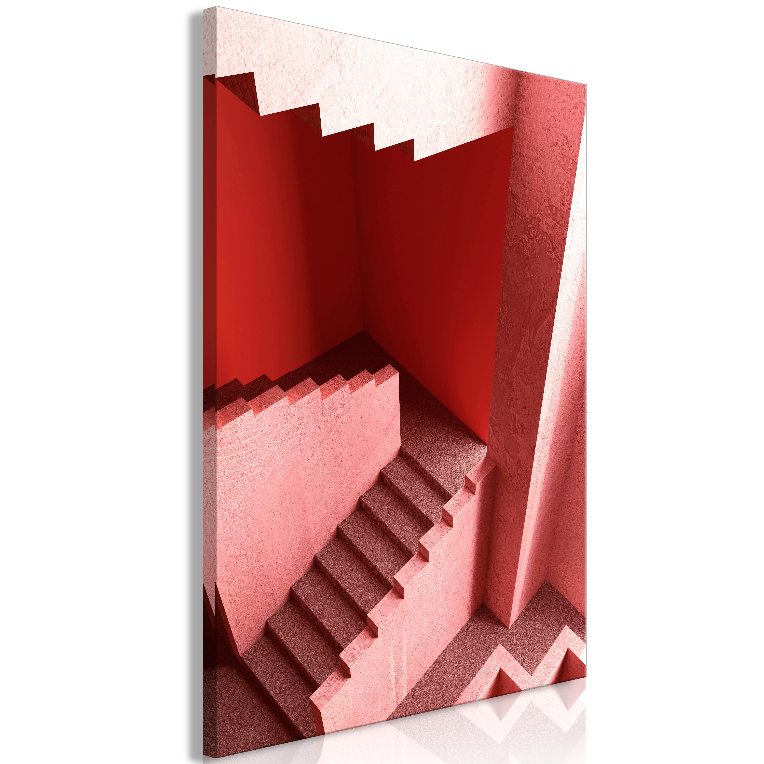 Billede - Stairs to Nowhere (1 Part) Vertical - 40 x 60 cm - Premium Print billede