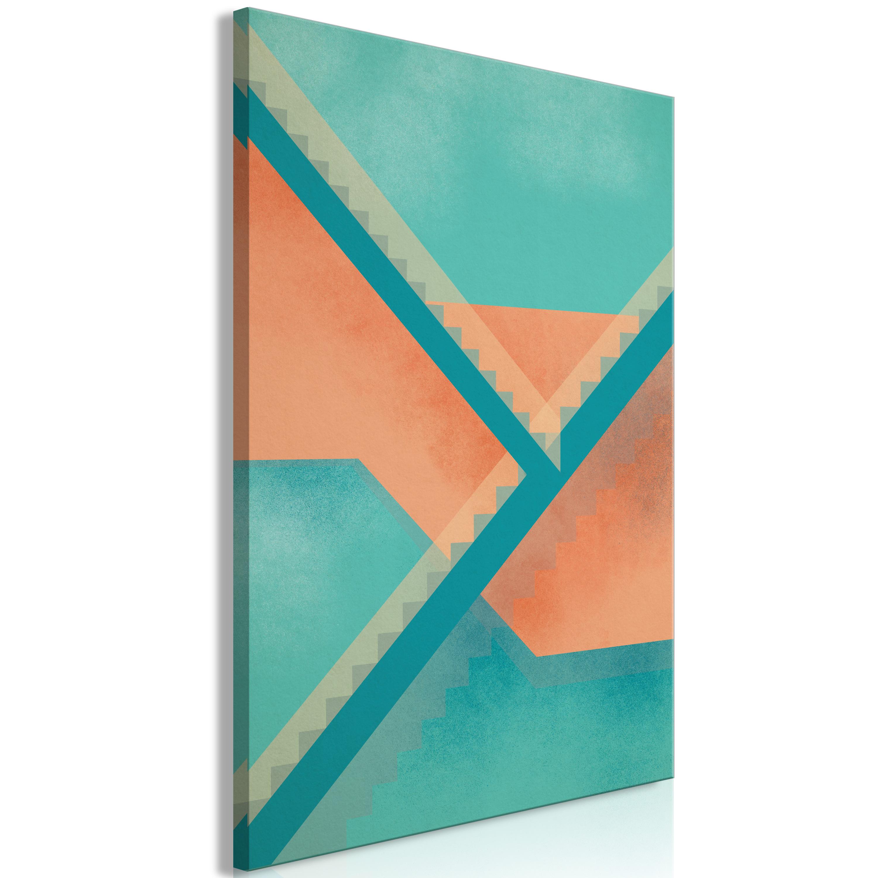 Billede - Stairs Composition (1 Part) Vertical - 20 x 30 cm - Standard billede