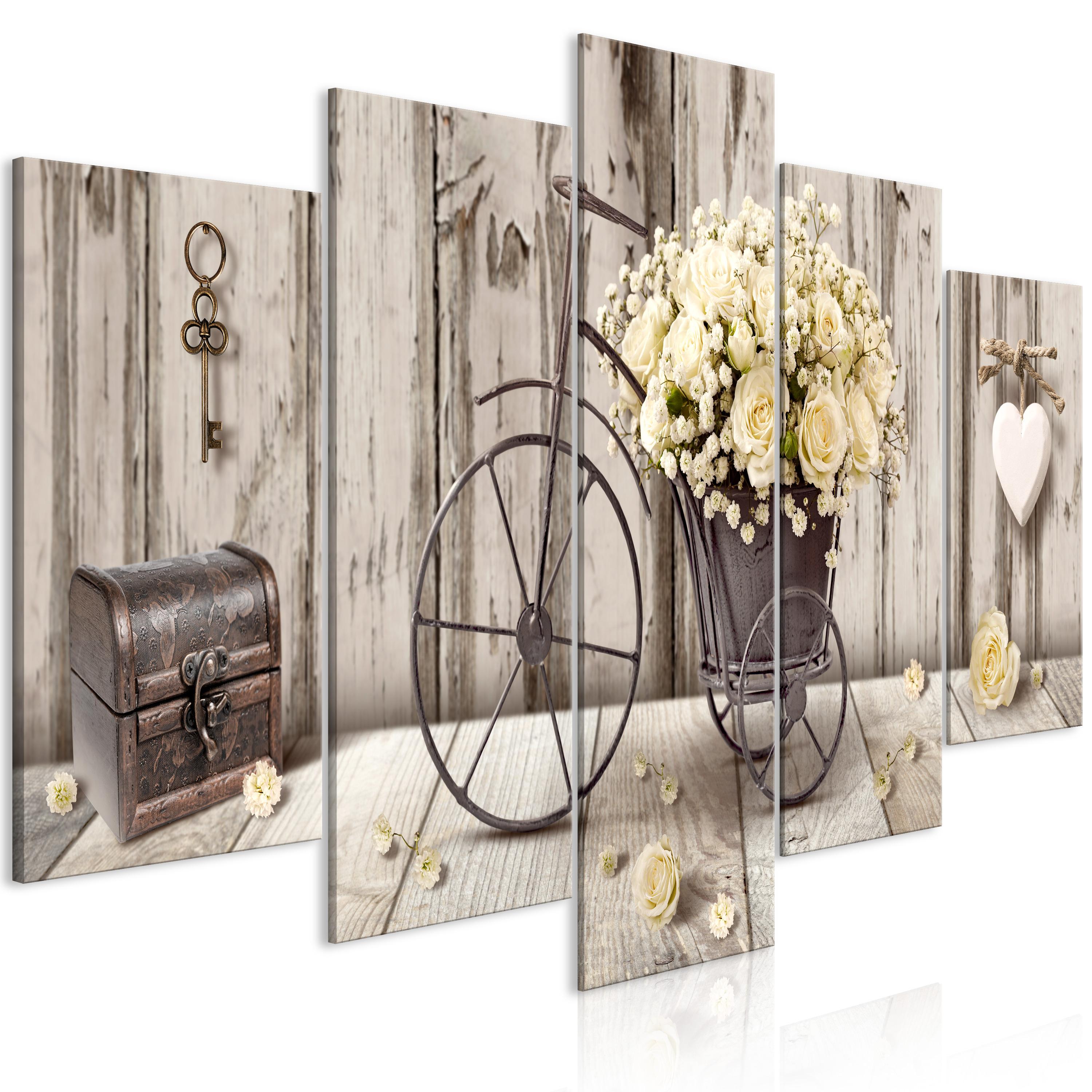 Billede - Secret Bouquet (5 dele) Wide - 200 x 100 cm - Premium Print billede