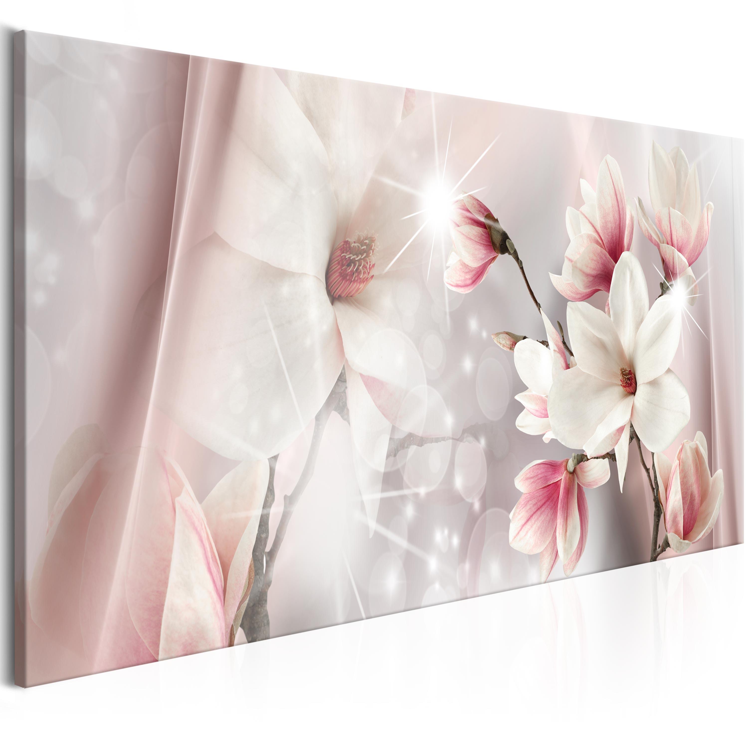 Billede - Magnolia Reflection (1 Part) Narrow - 135 x 45 cm - Premium Print billede