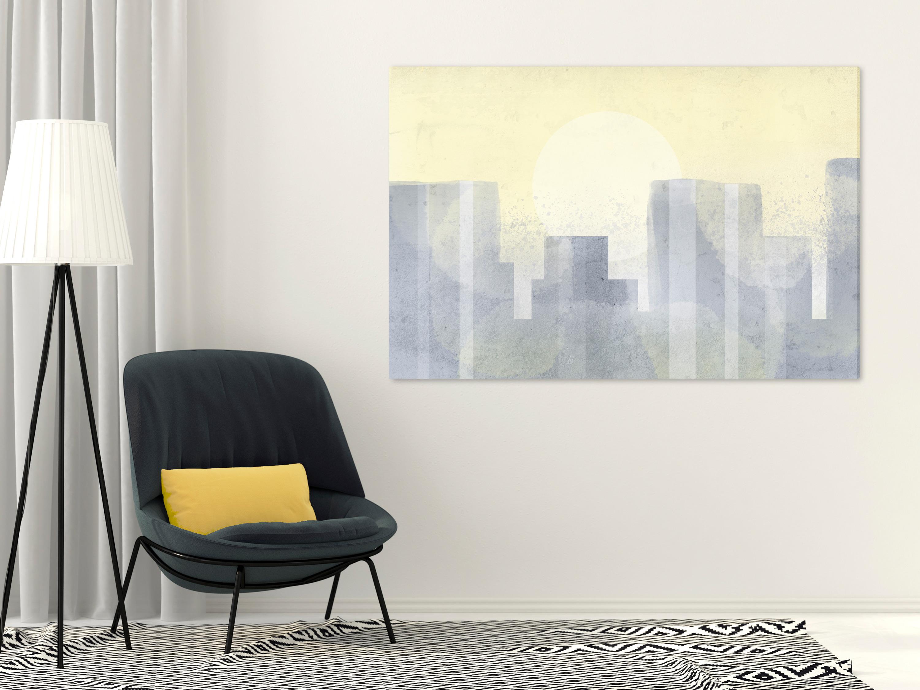 Billede - Modern City (1 Part) Wide - Third Variant - 90 x 60 cm - Premium Print billede