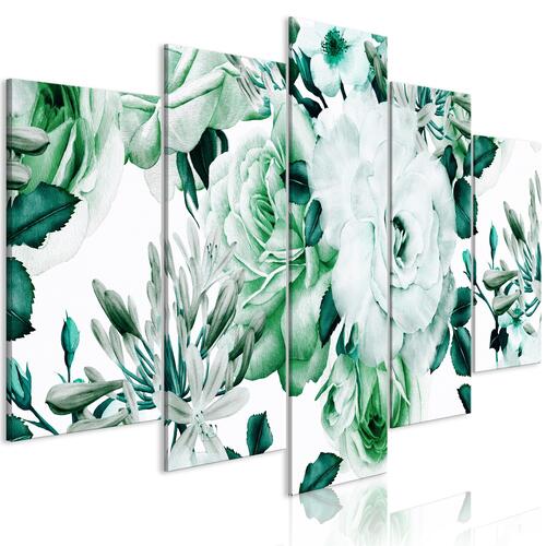 Billede - Rose Composition (5 dele) Wide Green