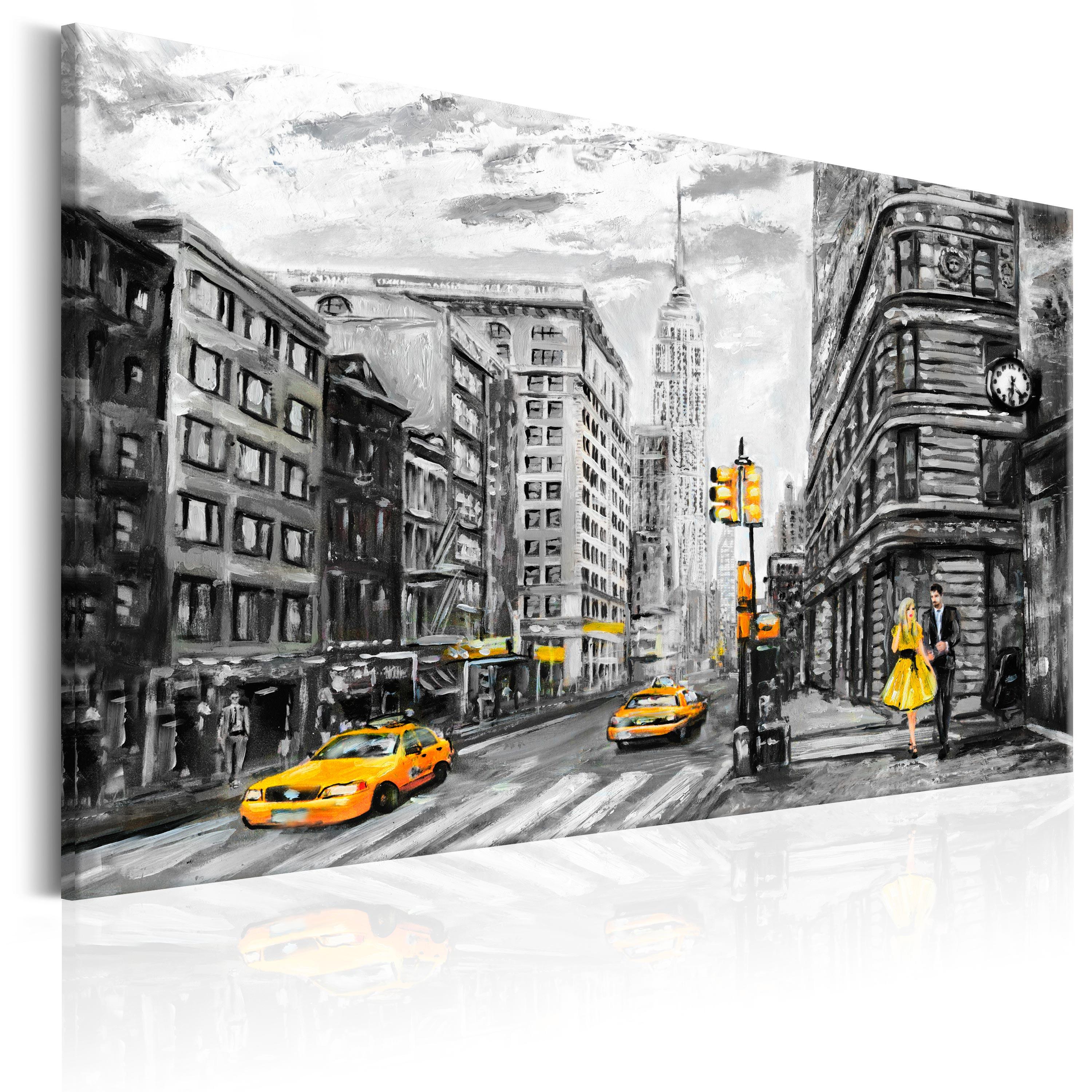 Billede - Walk in New York - 60 x 40 cm - Standard billede