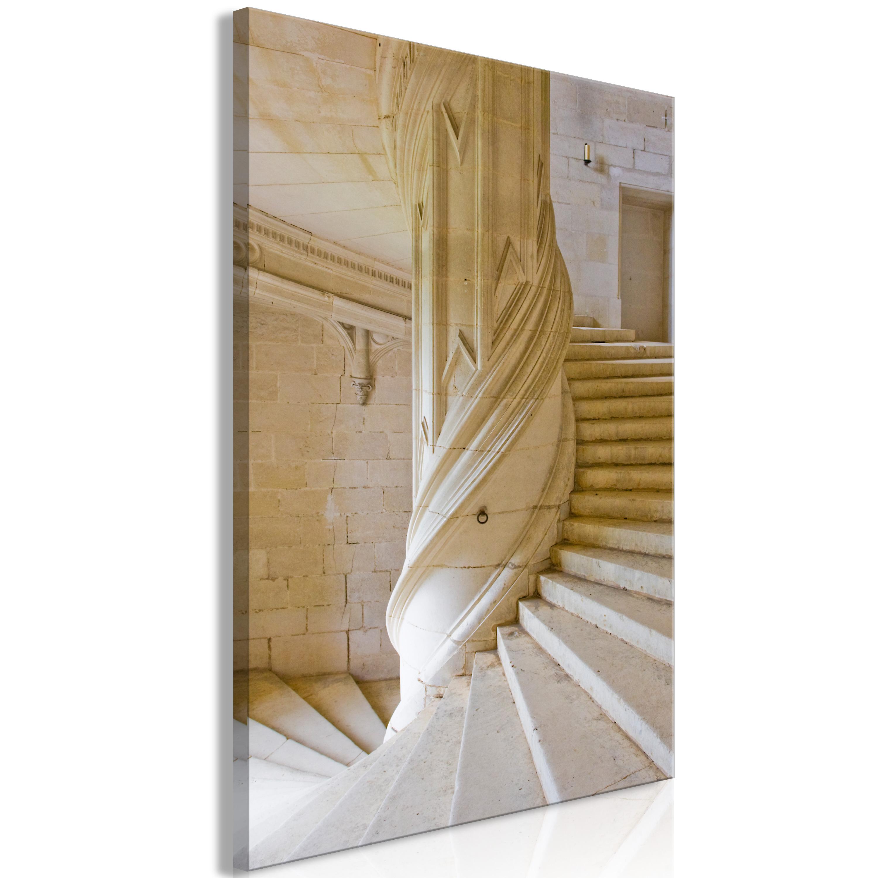 Billede - Stone Stairs (1 Part) Vertical - 40 x 60 cm - Premium Print billede