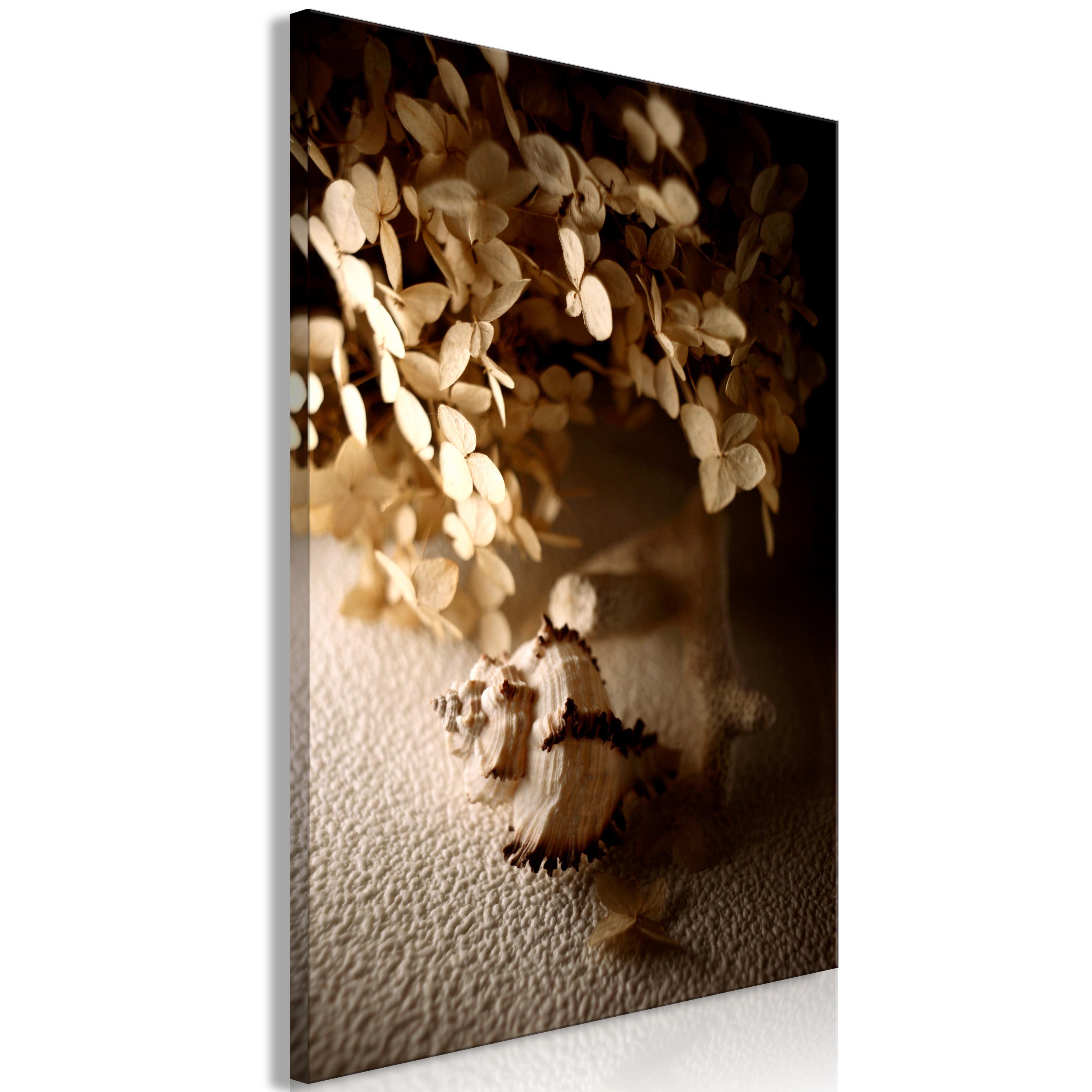 Billede - Humming Seashell (1 Part) Vertical - 40 x 60 cm - Premium Print billede