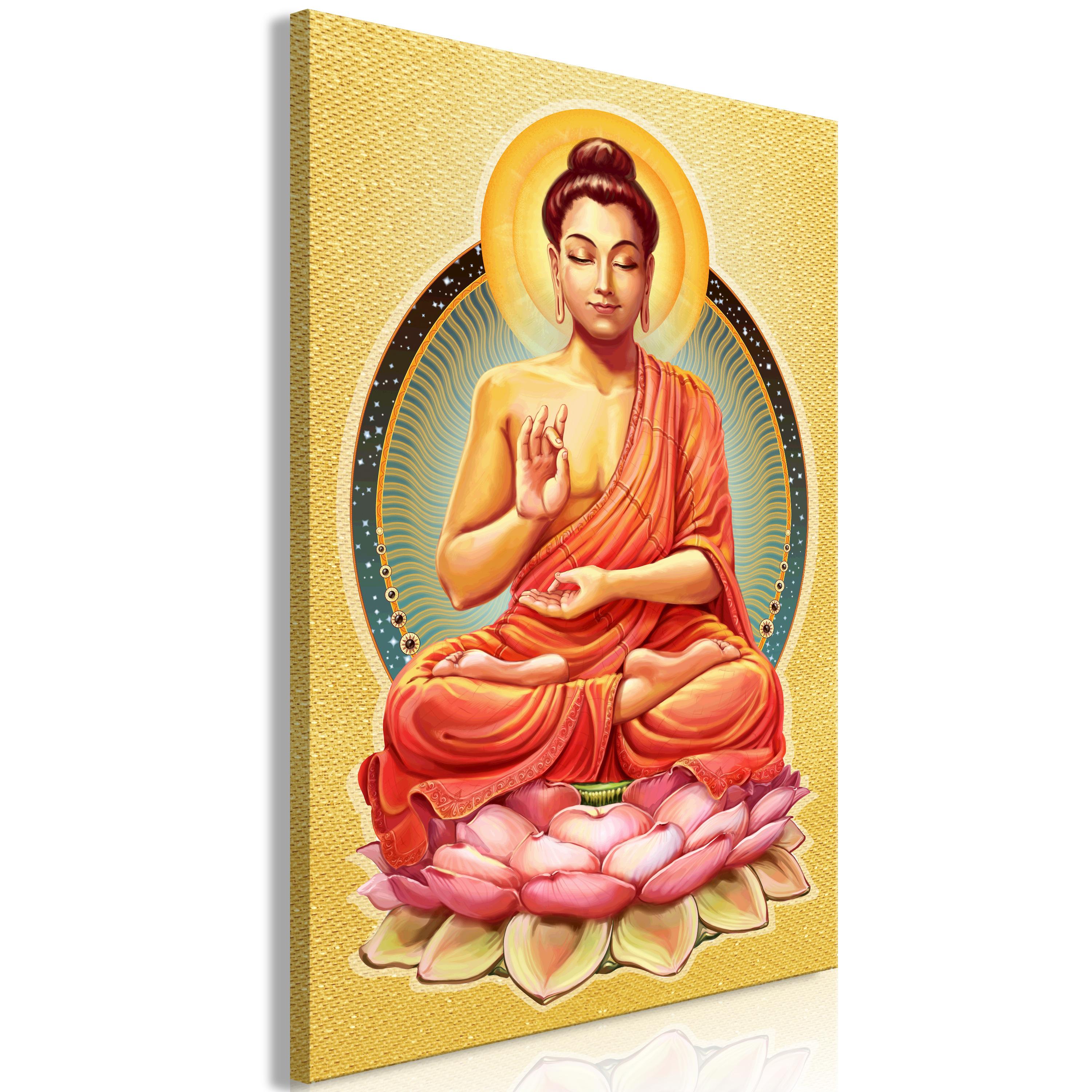 Billede - Peace of Buddha (1 Part) Vertical - 80 x 120 cm - Standard billede