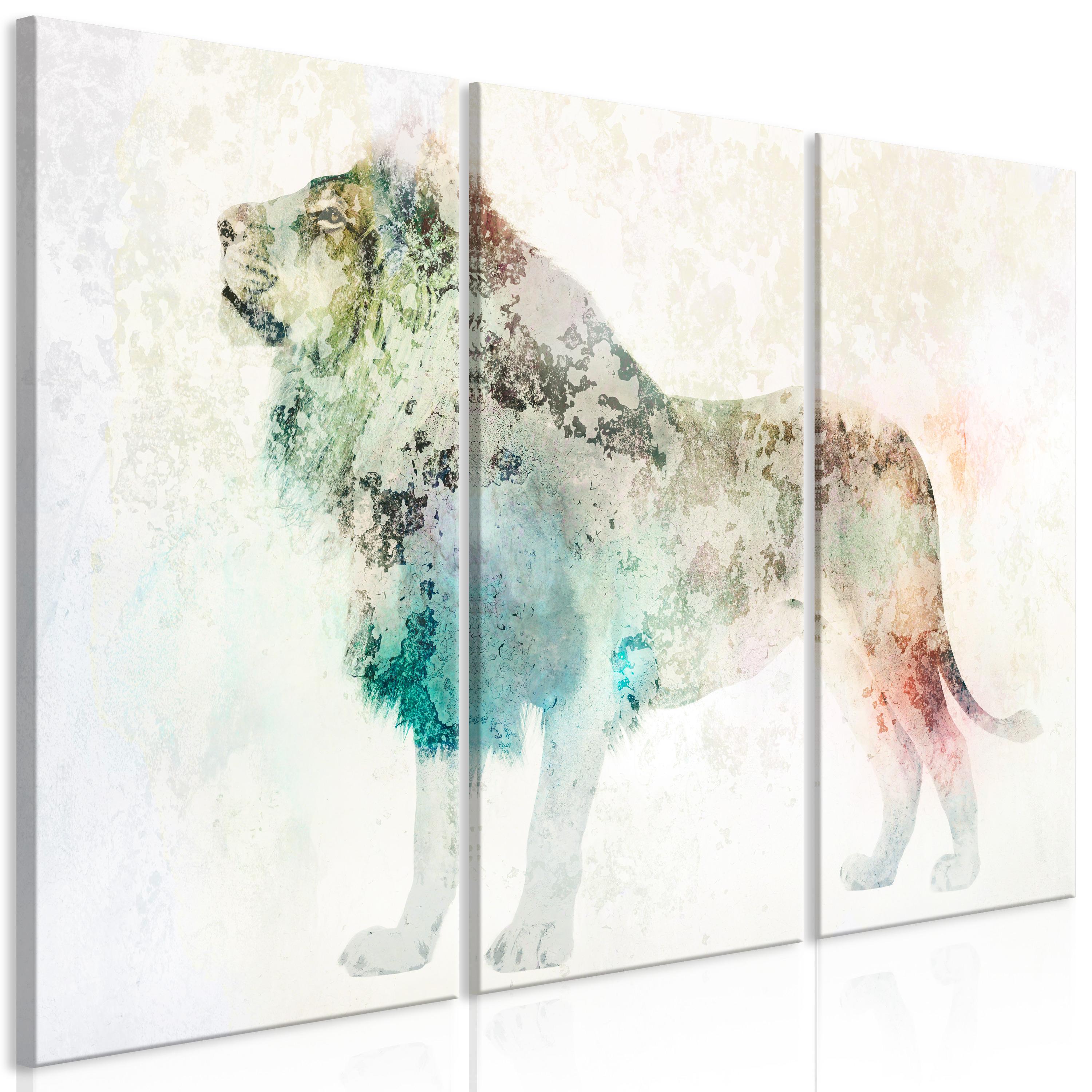 Billede Colourful King 3 Dele 90 X 60 Cm Standard