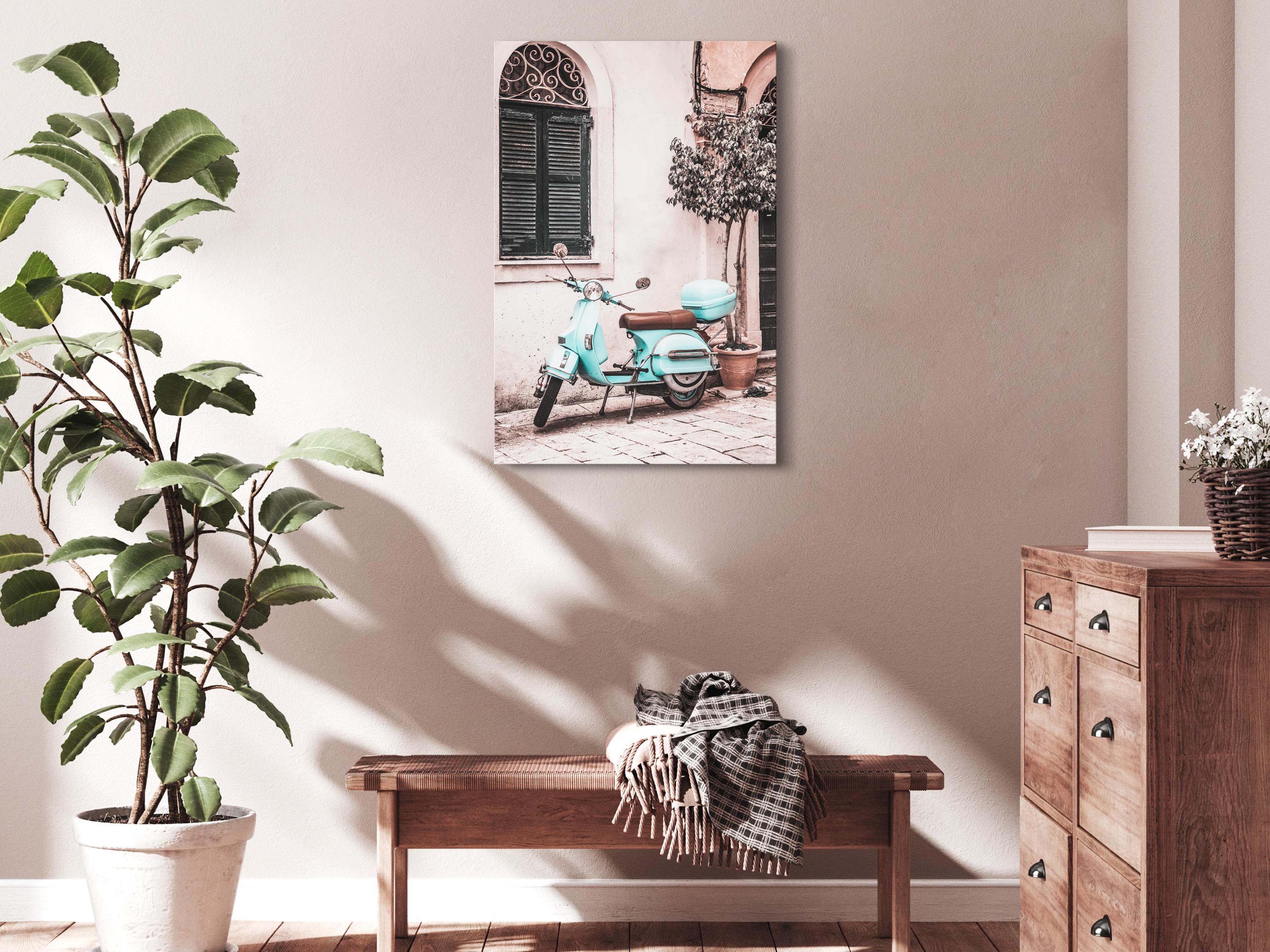 Billede - Iconic Vespa (1 Part) Vertical - 60 x 90 cm - Premium Print billede