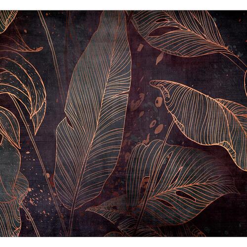 Fototapet - In a Maze of Leaves - Third Variant