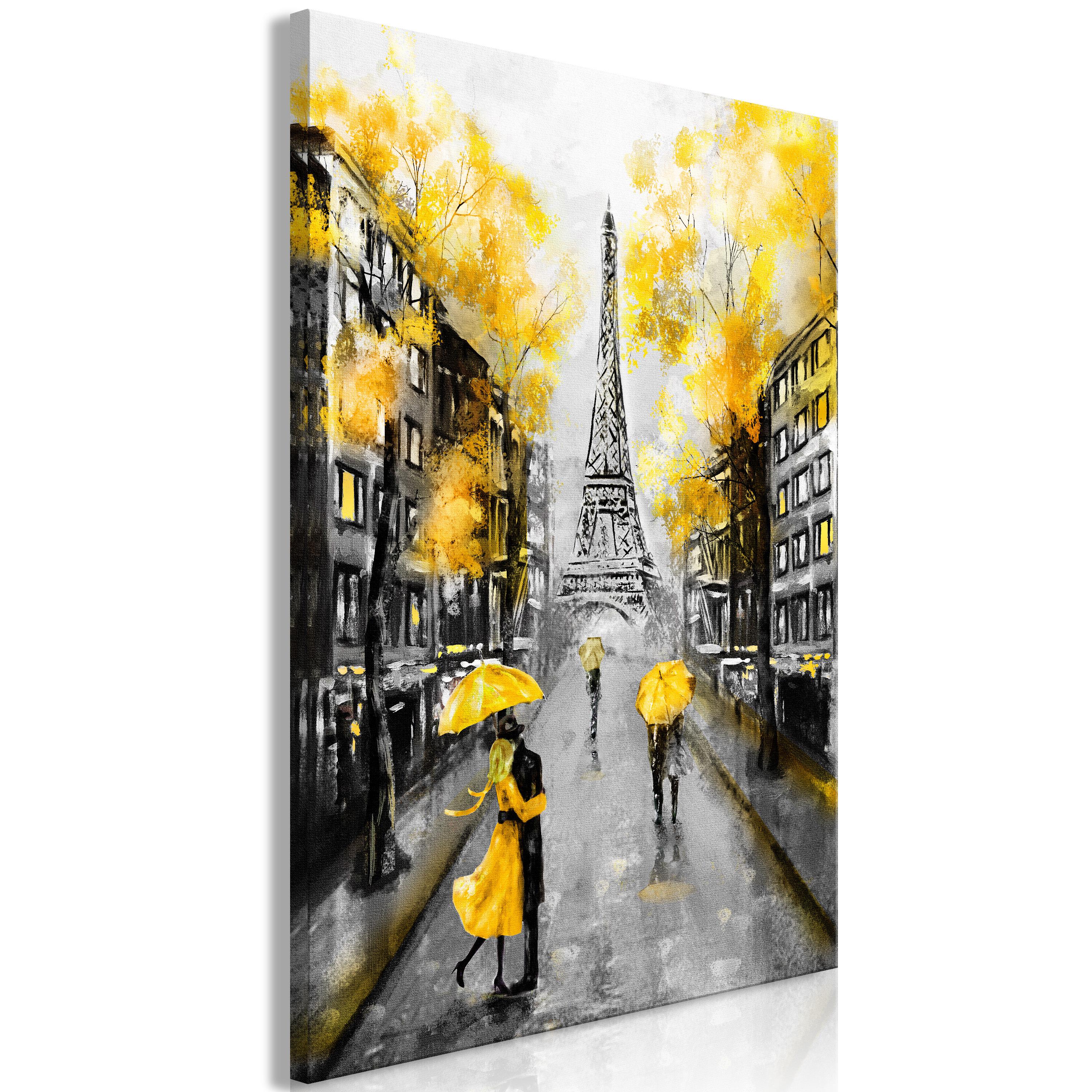 Billede - Autumn in Paris (1 Part) Vertical - 80 x 120 cm - Premium Print billede