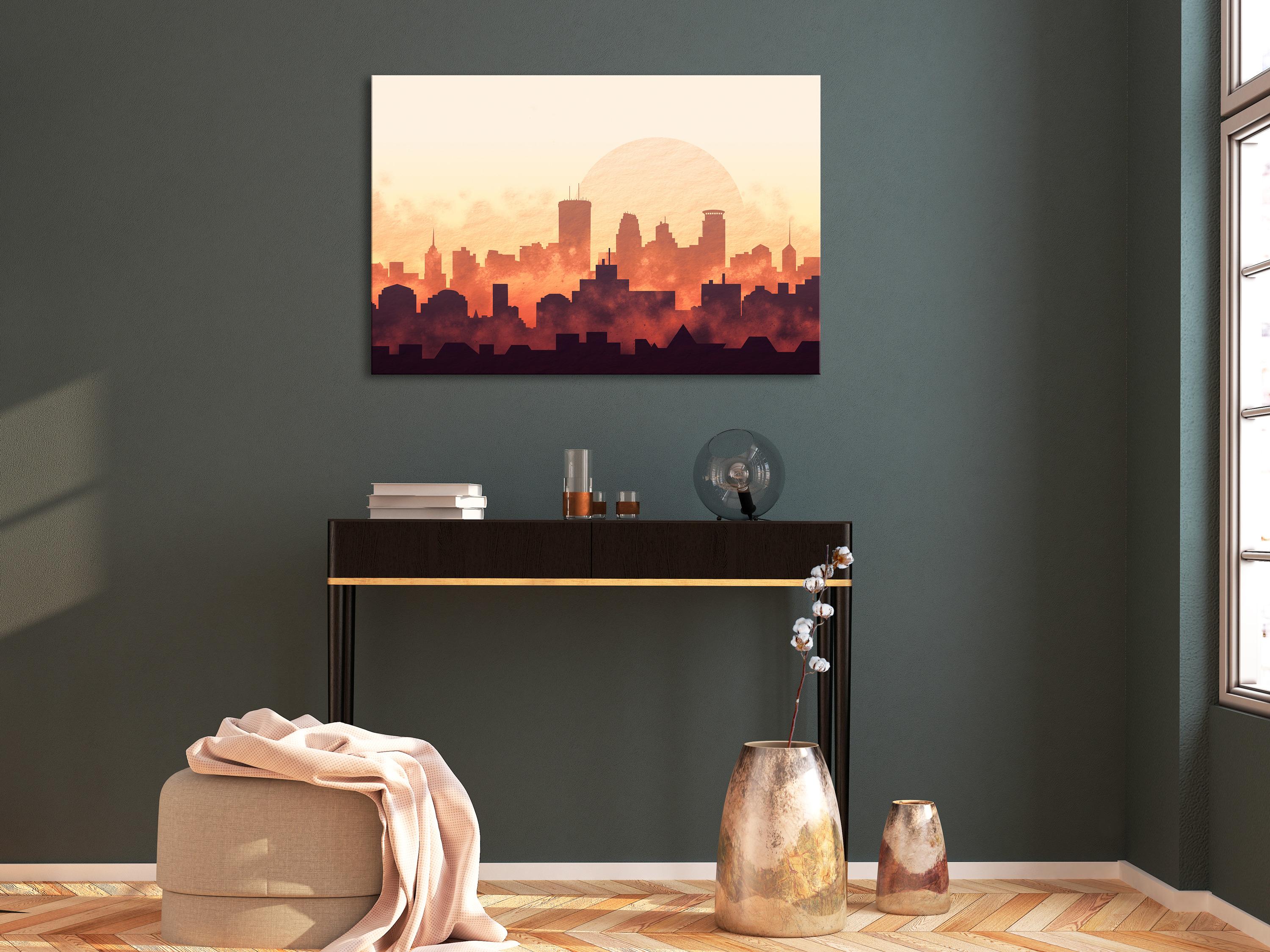 Billede - Heat of the City (1 Part) Wide - 90 x 60 cm - Standard billede