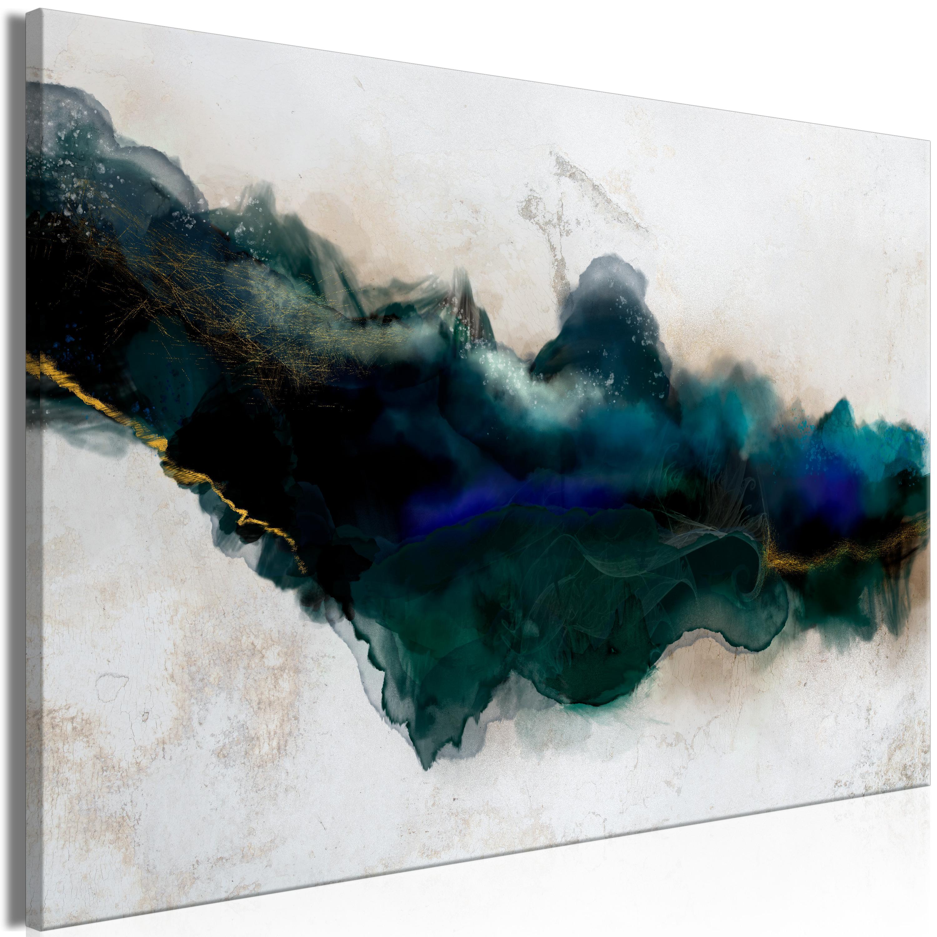 Rift of Blue 60x40 cm Premium Print på Lærred